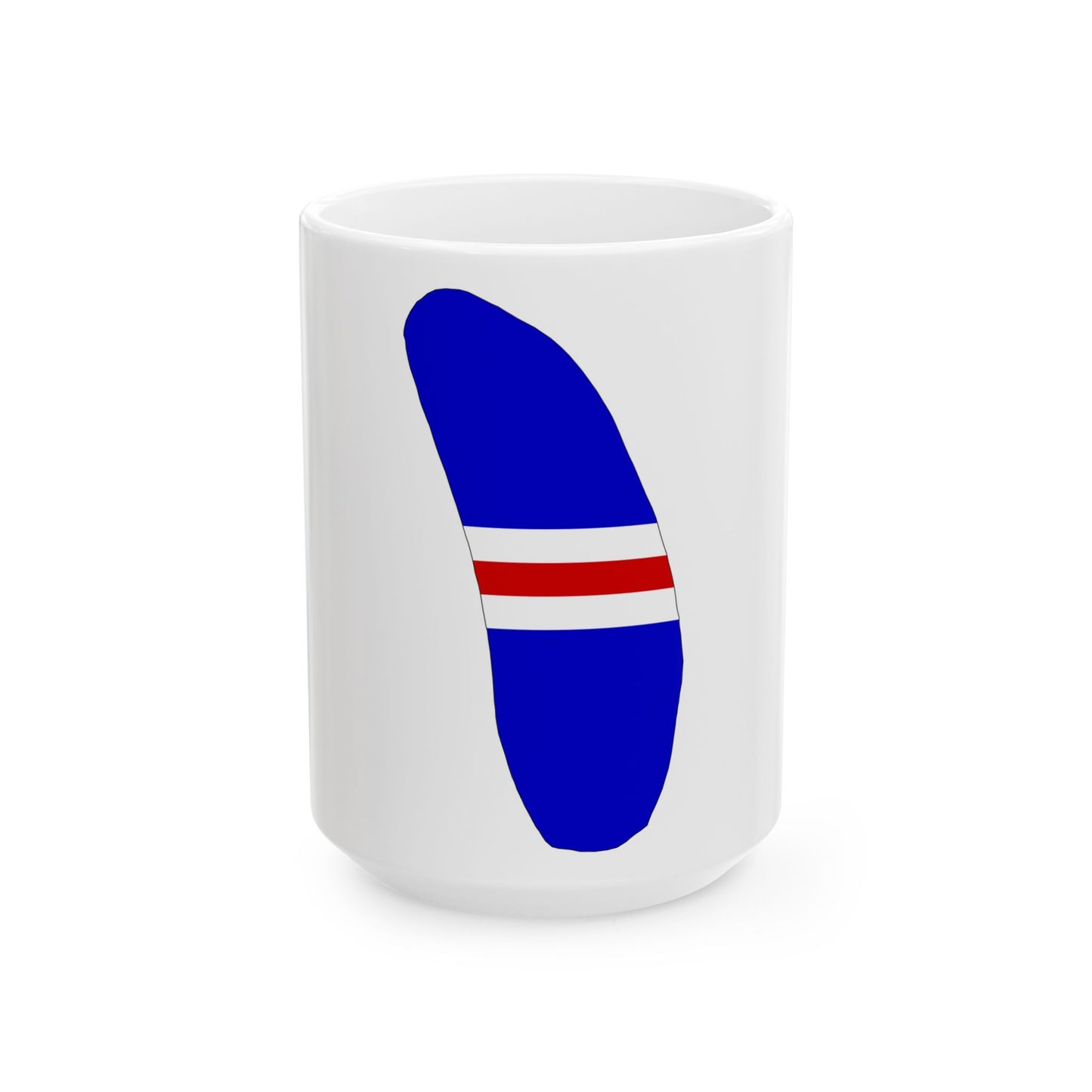 Howland Island flag map local (United States) White Coffee Mug-15oz-Go Mug Yourself
