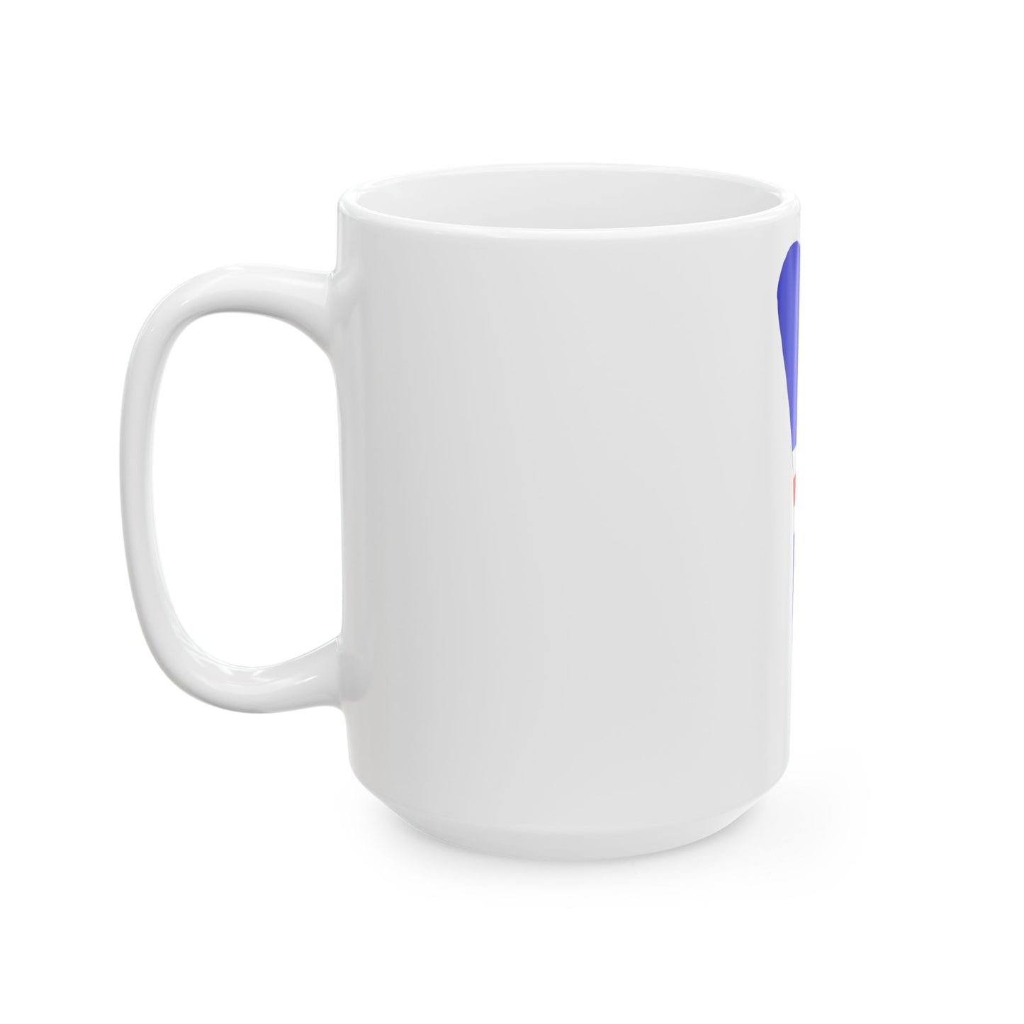 Howland Island flag map local (United States) White Coffee Mug-Go Mug Yourself
