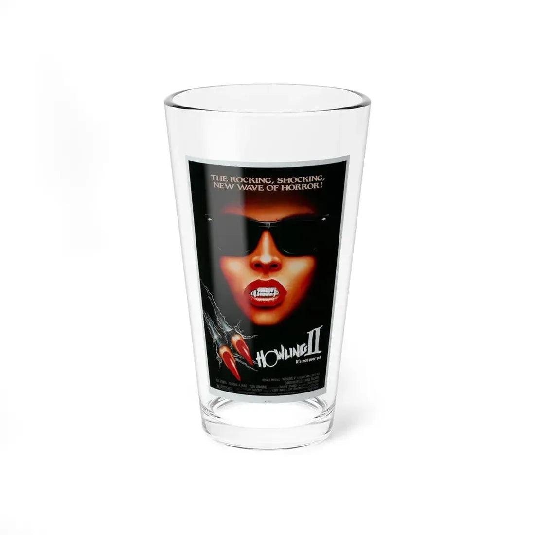HOWLING II 1985 Movie Poster - Pint Glass 16oz 16oz - Go Mug Yourself