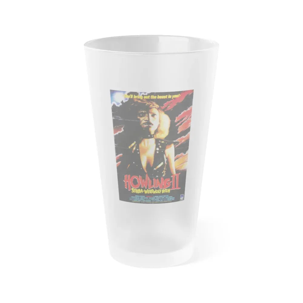 HOWLING II (2) 1985 Movie Poster - Frosted Pint Glass 16oz 16oz Frosted - Go Mug Yourself