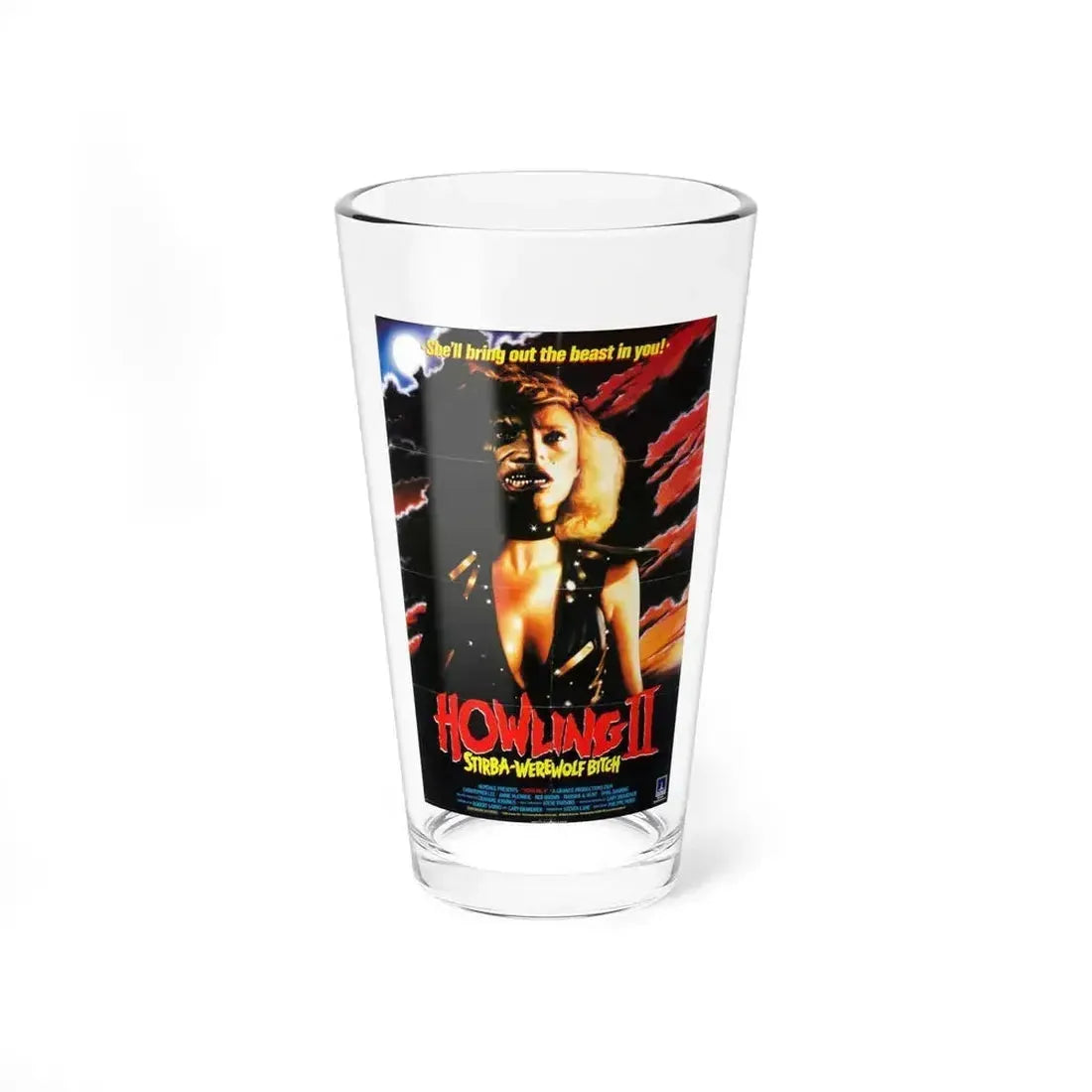 HOWLING II (2) 1985 Movie Poster - Pint Glass 16oz 16oz - Go Mug Yourself