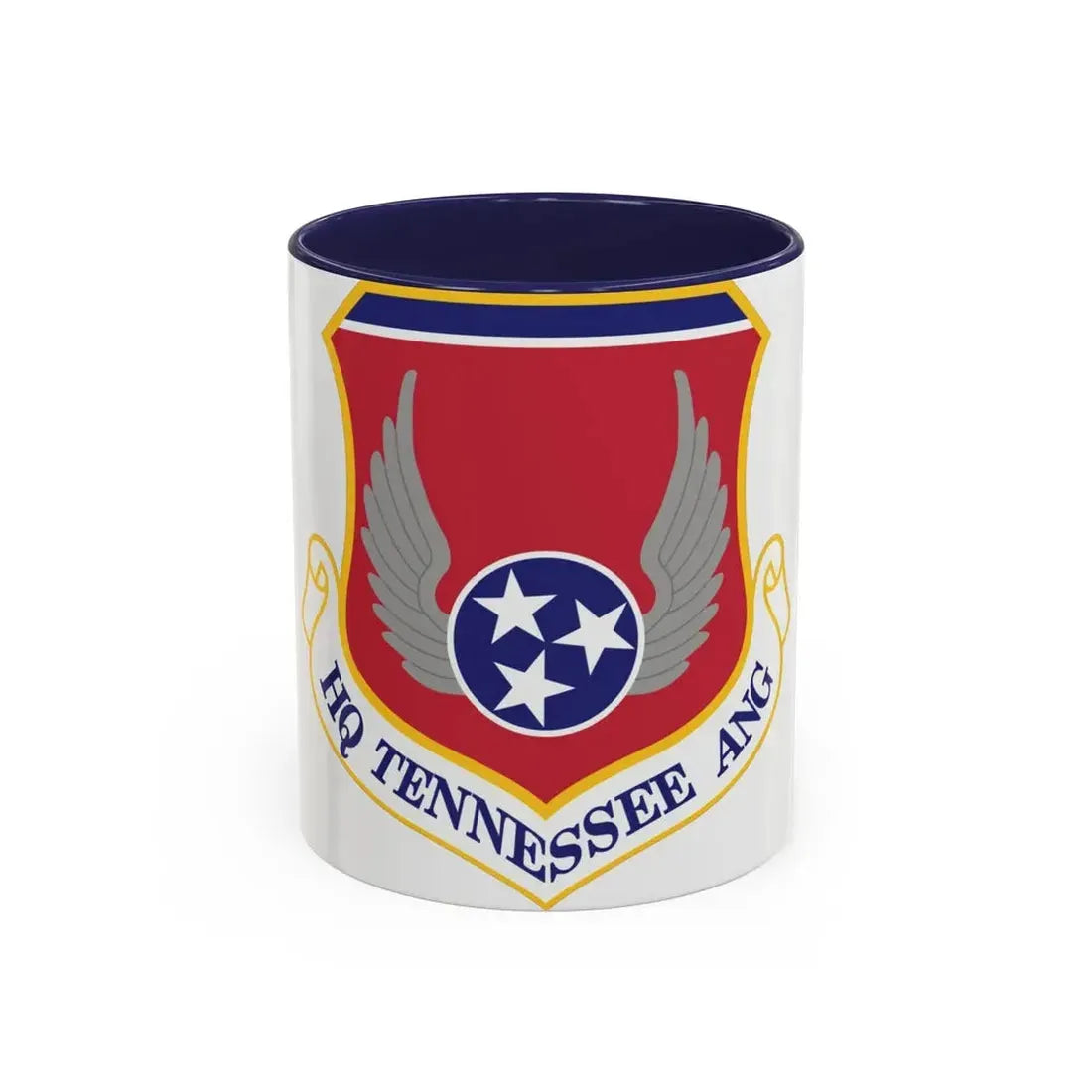 HQ Tennessee Air National Guard (U.S. Air Force) Accent Coffee Mug 11oz Navy - Go Mug Yourself