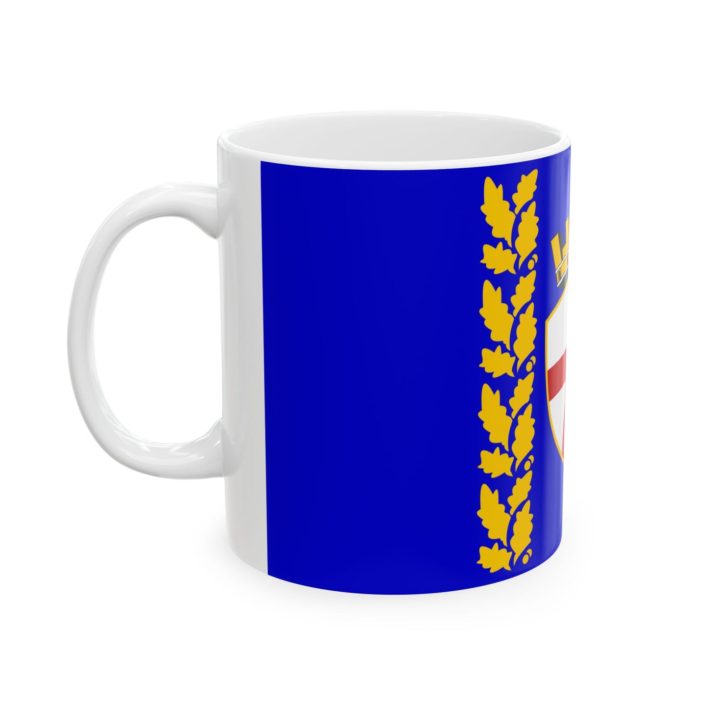 HRV Rovinj flag (Croatia) White Coffee Mug-Go Mug Yourself