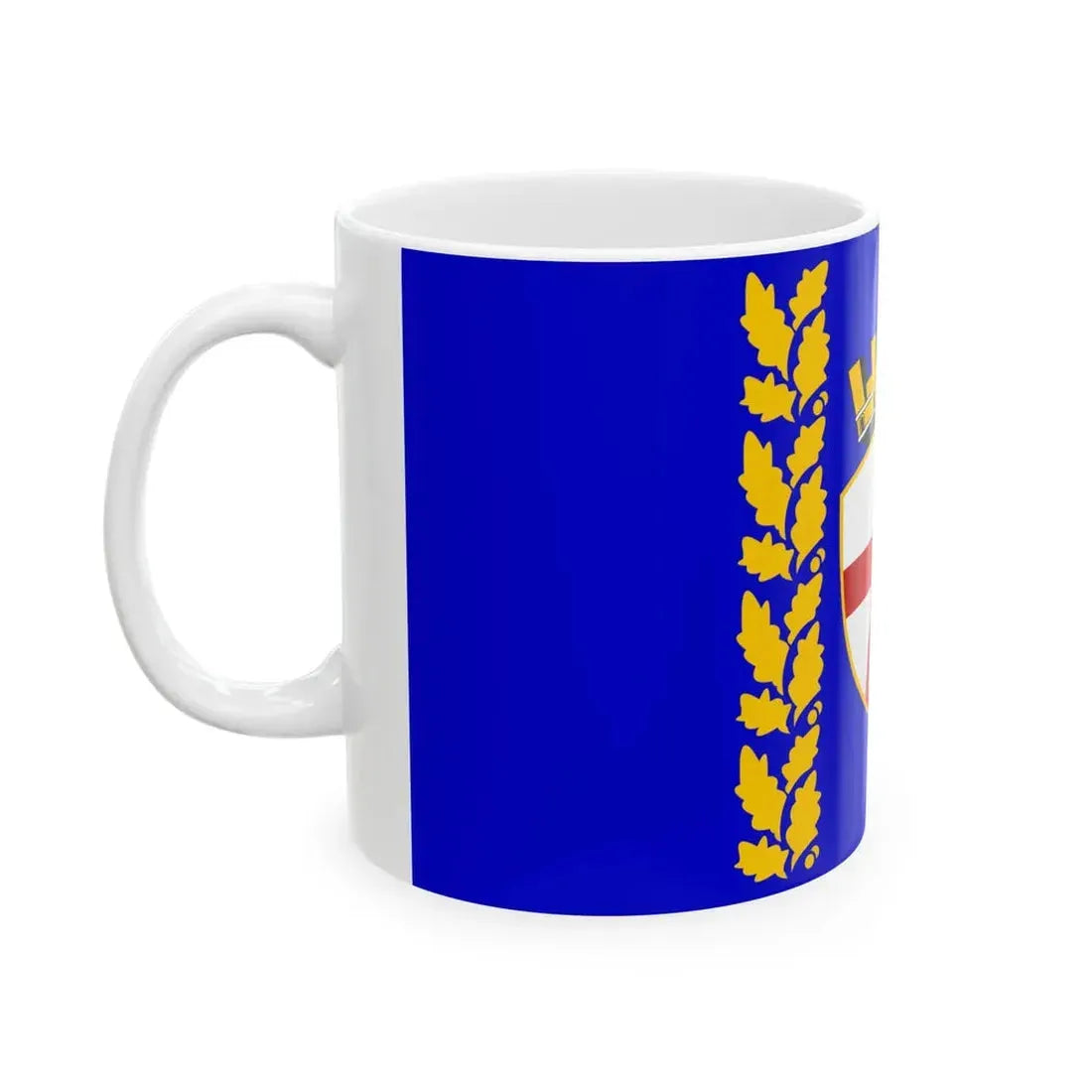 HRV Rovinj flag (Croatia) White Coffee Mug - Go Mug Yourself