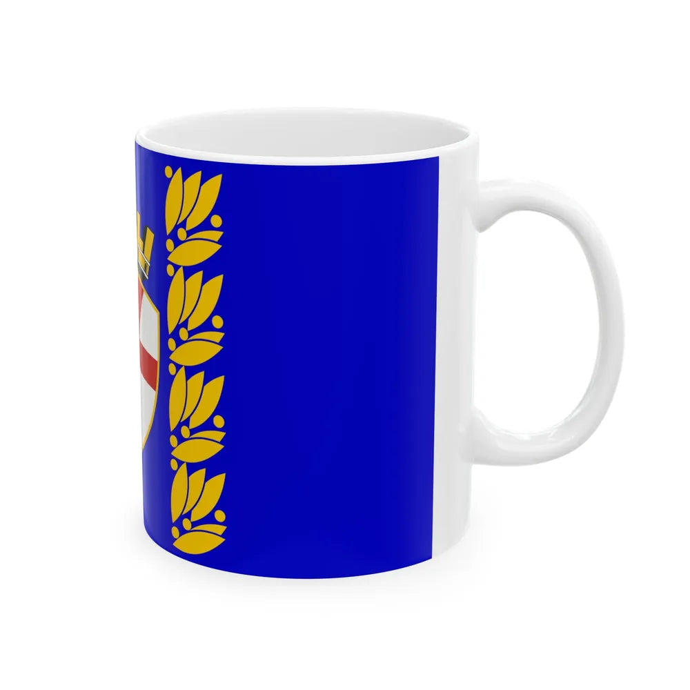 HRV Rovinj flag (Croatia) White Coffee Mug - Go Mug Yourself