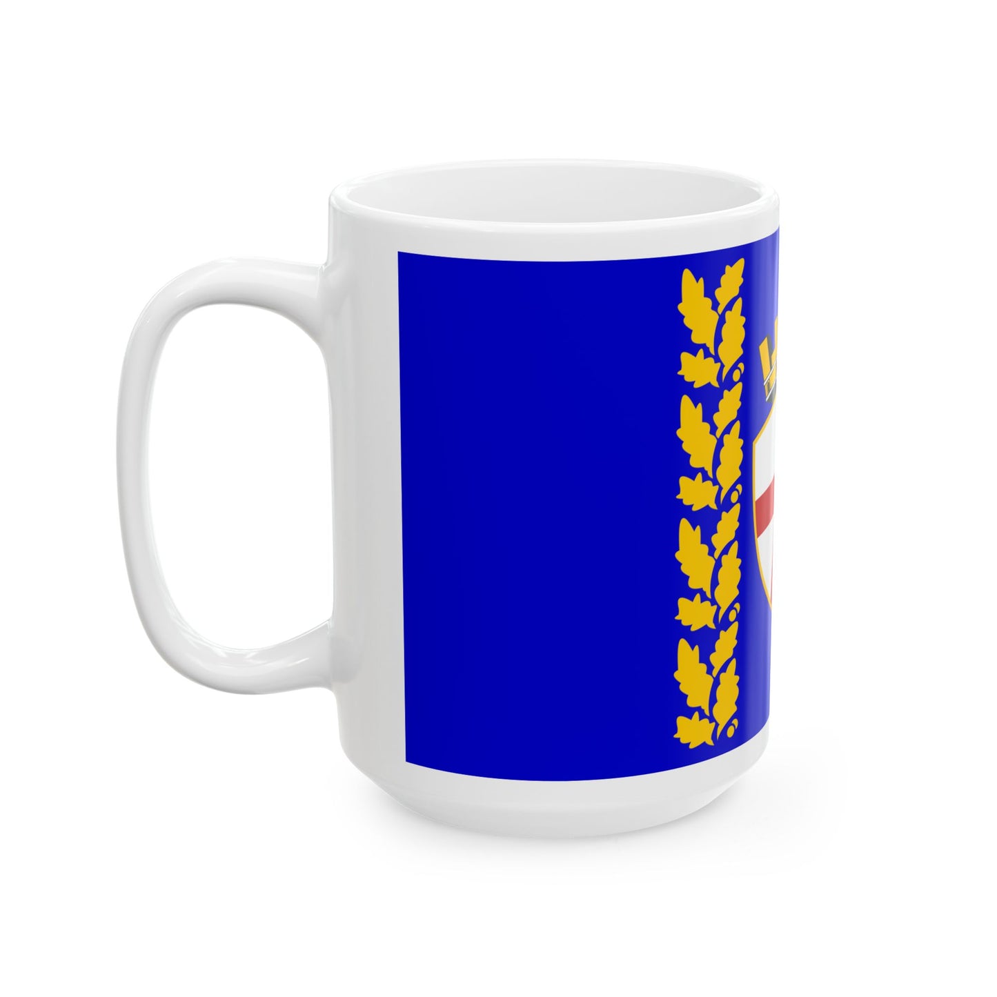 HRV Rovinj flag (Croatia) White Coffee Mug-Go Mug Yourself