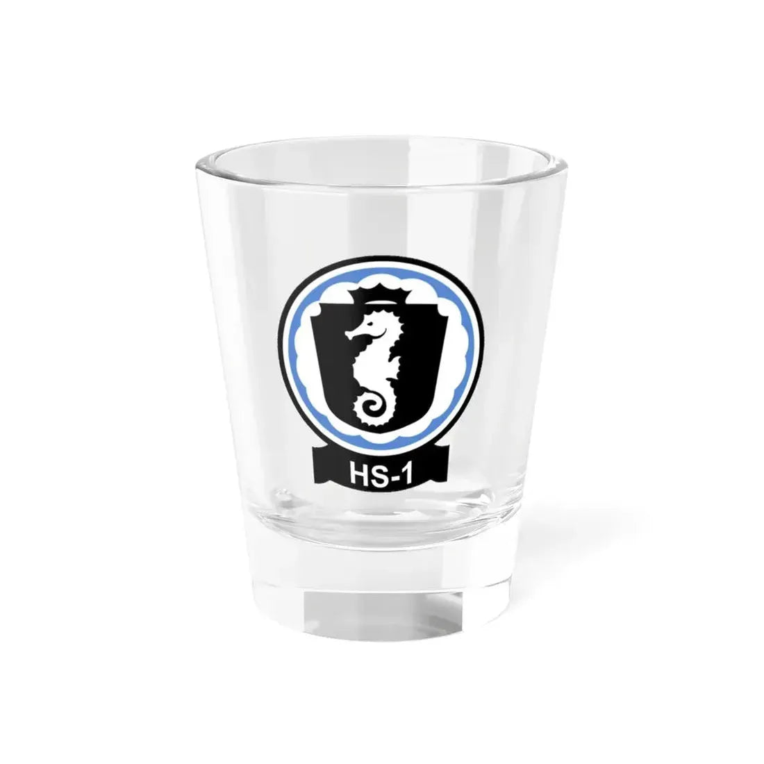 HS 1 Helicopter Anti Submarine Squadron 1 (U.S. Navy) Shot Glass 1.5oz 1.5oz - Go Mug Yourself