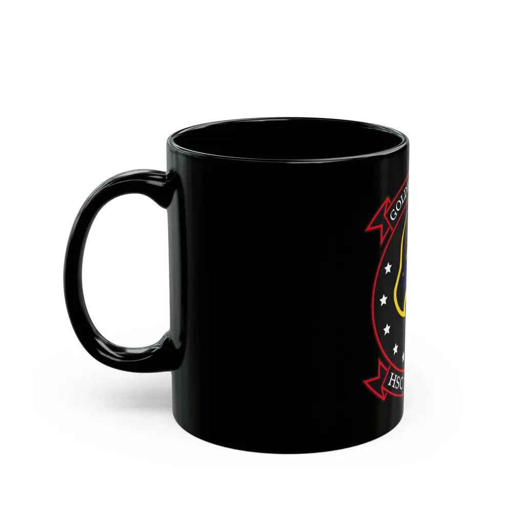 HSC 12 Golden Falcons (U.S. Navy) Black Coffee Mug - Go Mug Yourself
