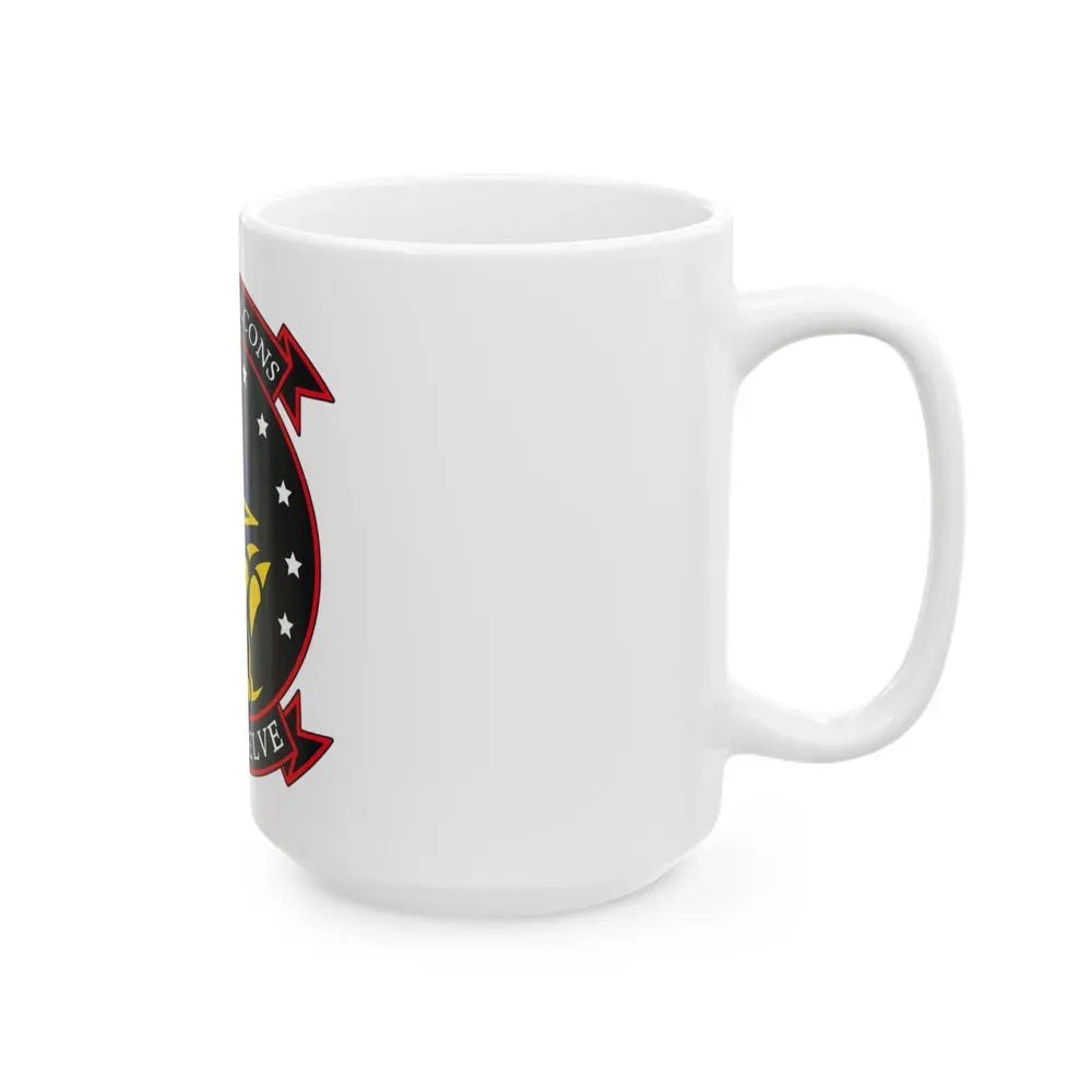 HSC 12 Golden Falcons (U.S. Navy) White Coffee Mug - Go Mug Yourself