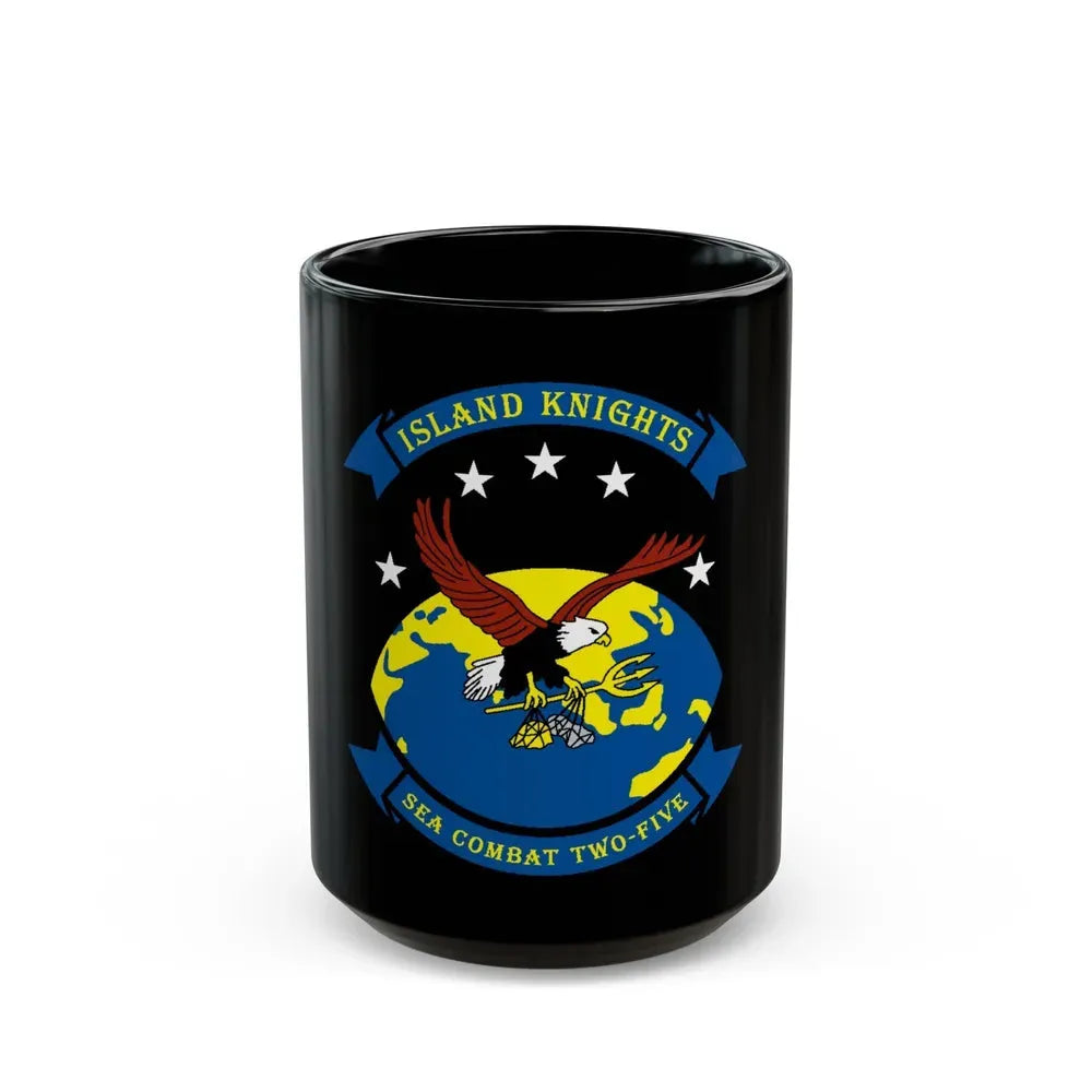 HSC 25 Island Knights 2 (U.S. Navy) Black Coffee Mug 15oz - Go Mug Yourself