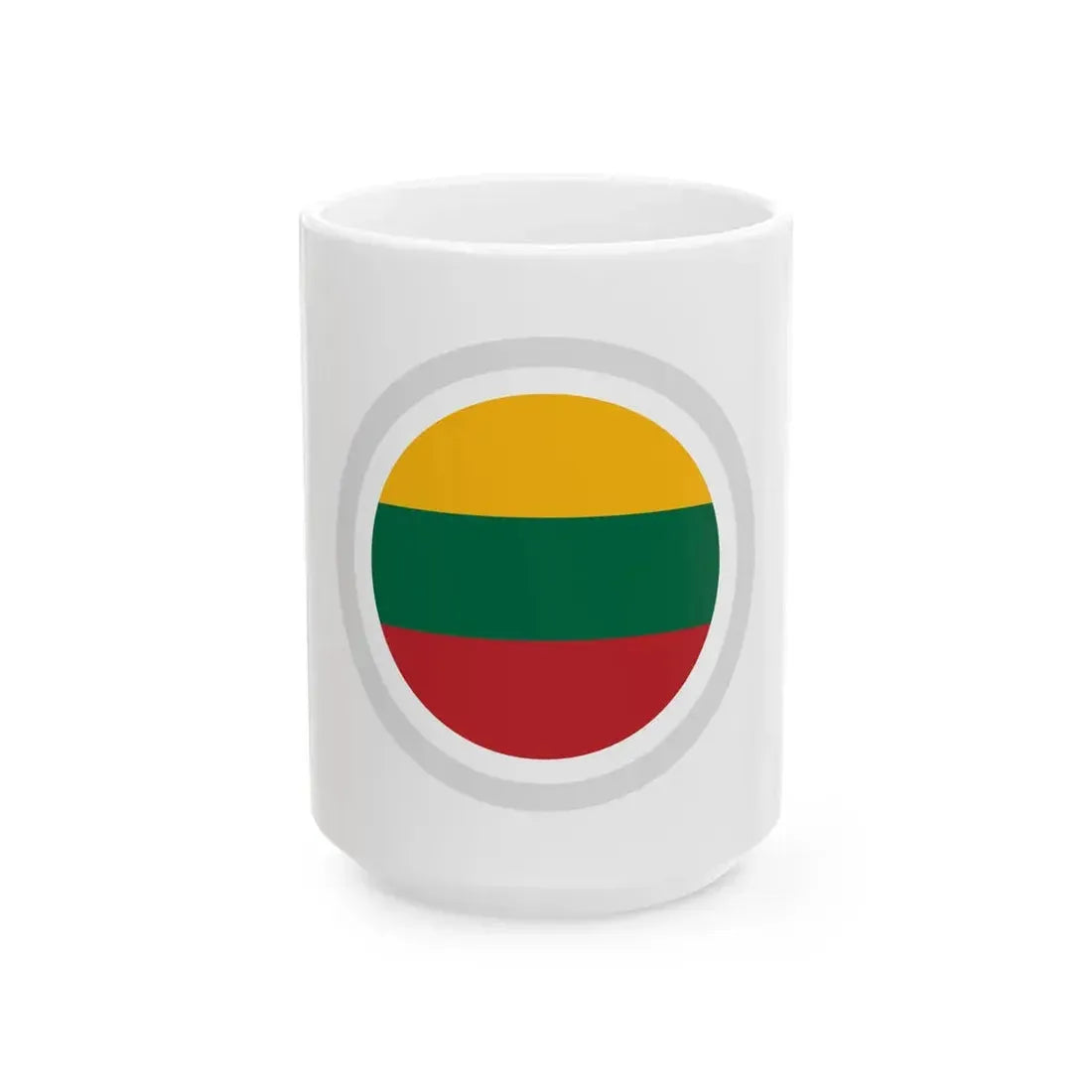 HSLithuania (Lithuania) White Coffee Mug 15oz - Go Mug Yourself