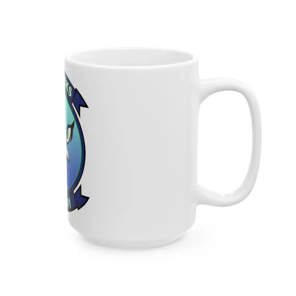 HSM 41 Helicopter Maritime Strike Squadron 41 (U.S. Navy) White Coffee Mug - Go Mug Yourself
