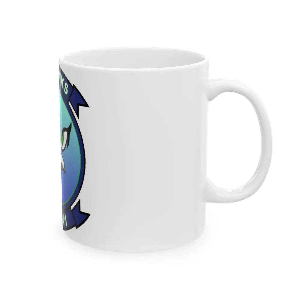 HSM 41 Helicopter Maritime Strike Squadron 41 (U.S. Navy) White Coffee Mug - Go Mug Yourself