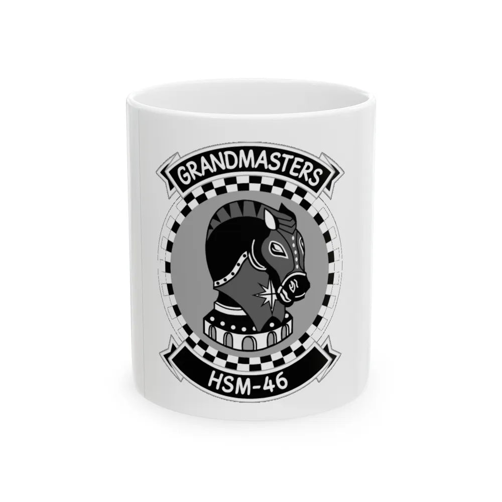 HSM 46 (U.S. Navy) White Coffee Mug-11oz-Go Mug Yourself