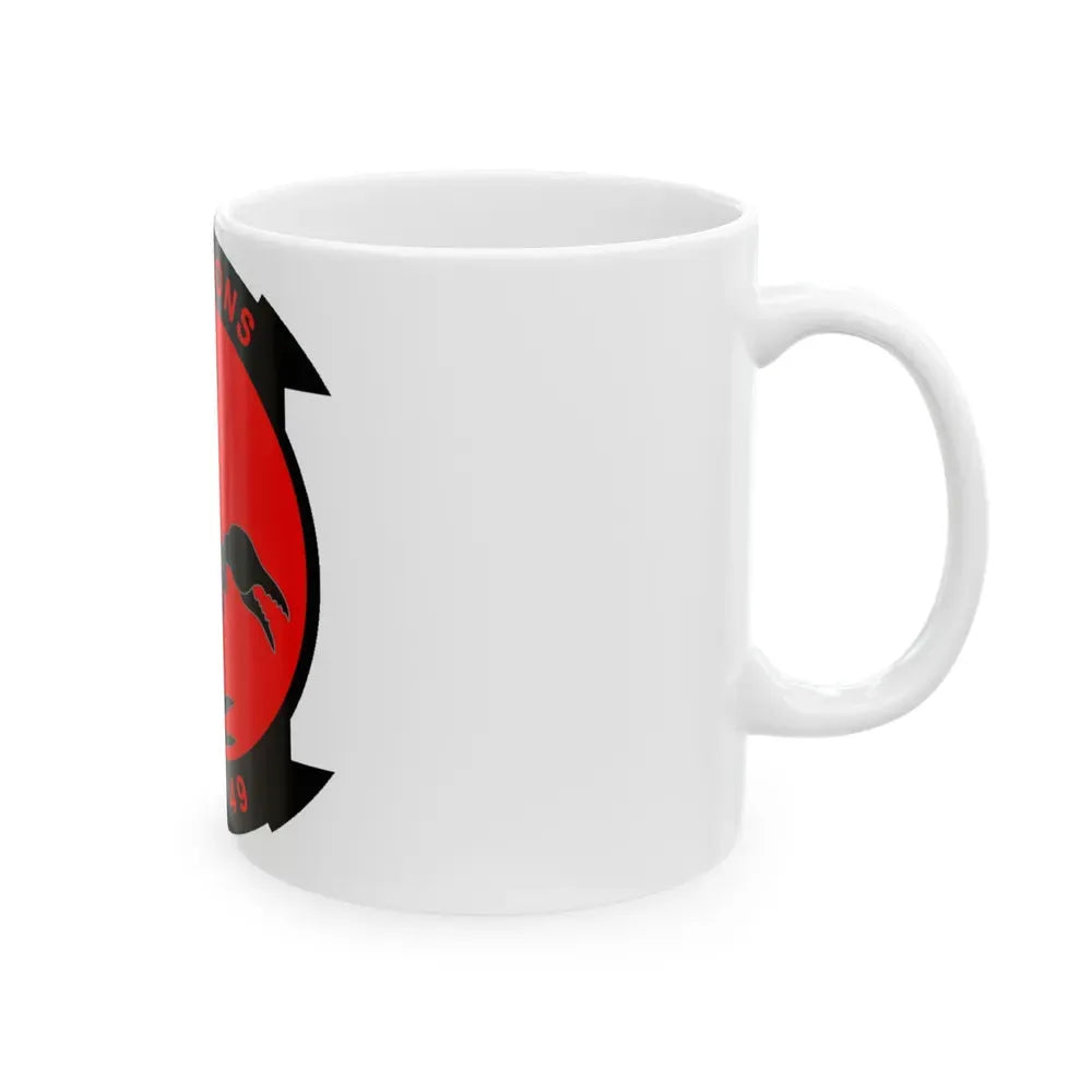 HSM 49 Helicopter Maritime Strike Squadron 49 (U.S. Navy) White Coffee Mug - Go Mug Yourself