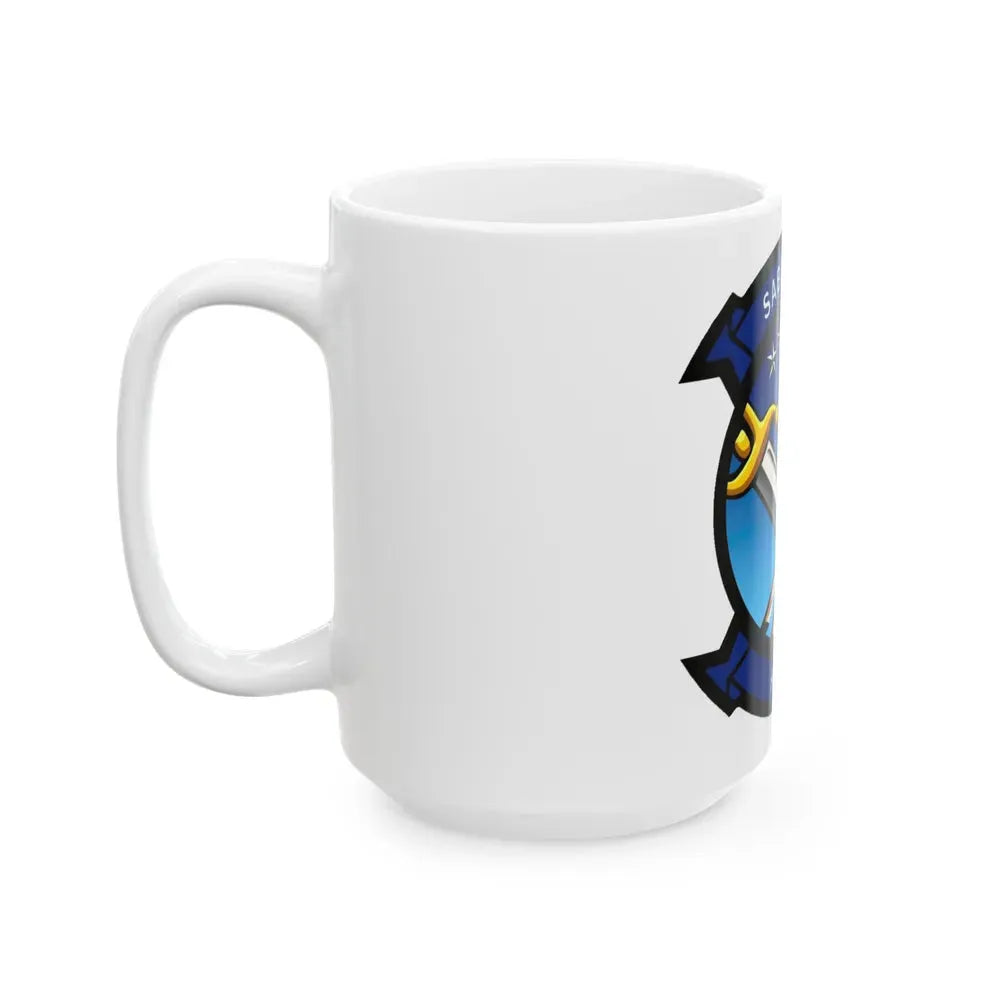 HSM 77 Helicopter Maritime Strike Squadron 77 (U.S. Navy) White Coffee Mug - Go Mug Yourself