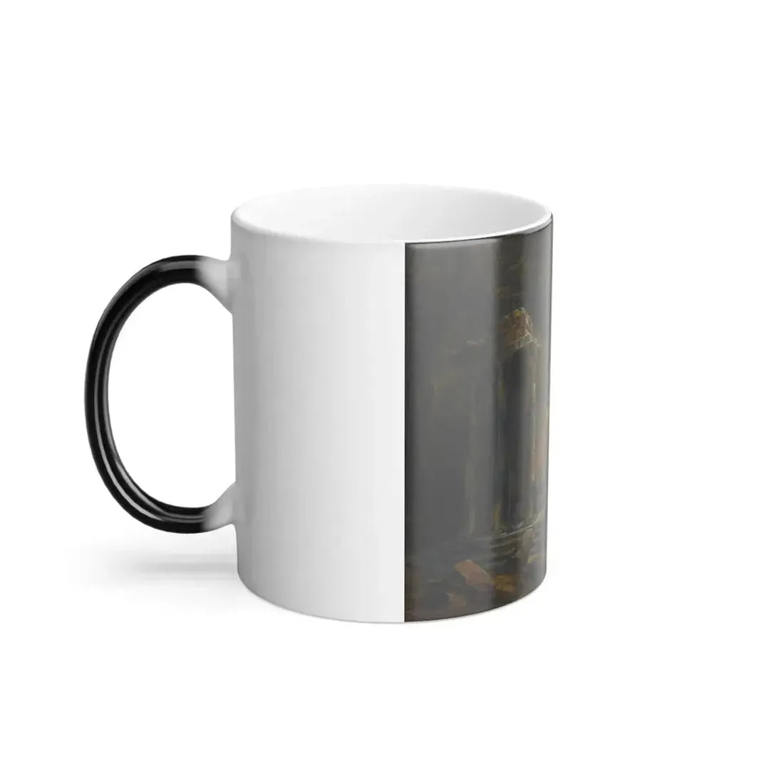 Hubert Robert (1733-1808) Temple of Philosophy at Ermenonville - Color Changing Mug 11oz - Go Mug Yourself