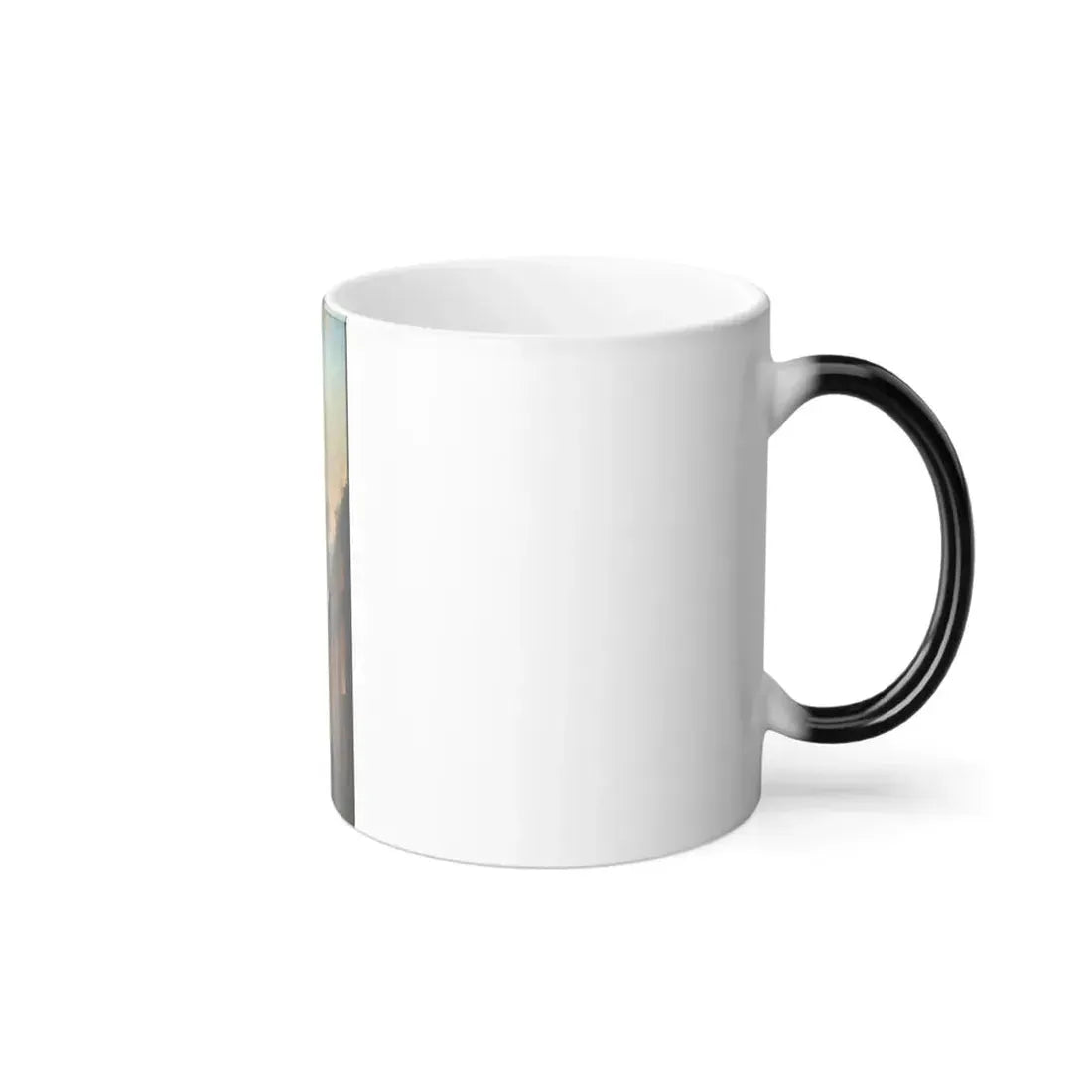 Hubert Robert (1733-1808) The Fountain - Oil on Canvas - Color Changing Mug 11oz - Go Mug Yourself