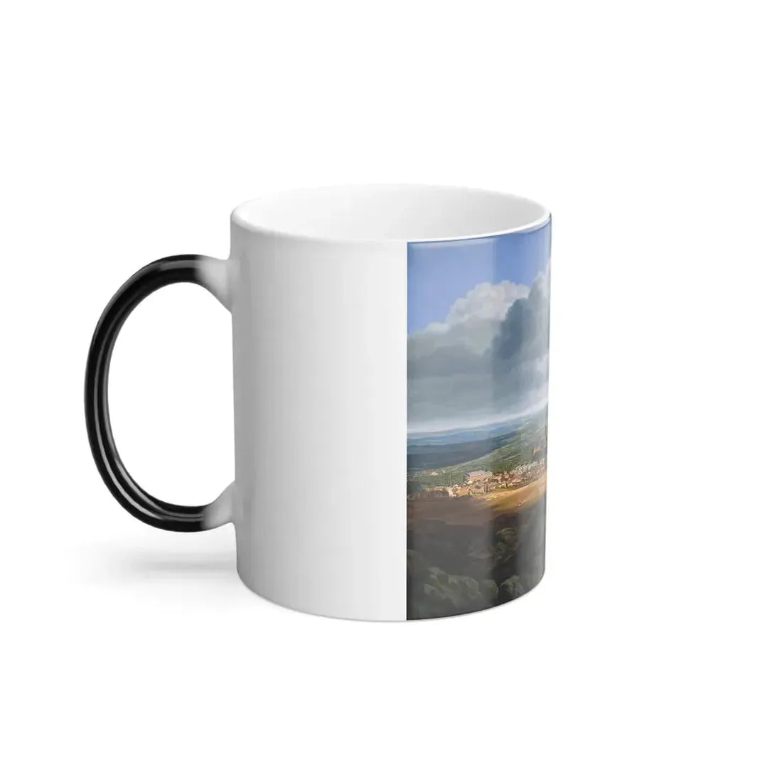 Hubert Sattler (1817-1904) Ansicht des Escorial (Spanien) - 1867 - Color Changing Mug 11oz - Go Mug Yourself