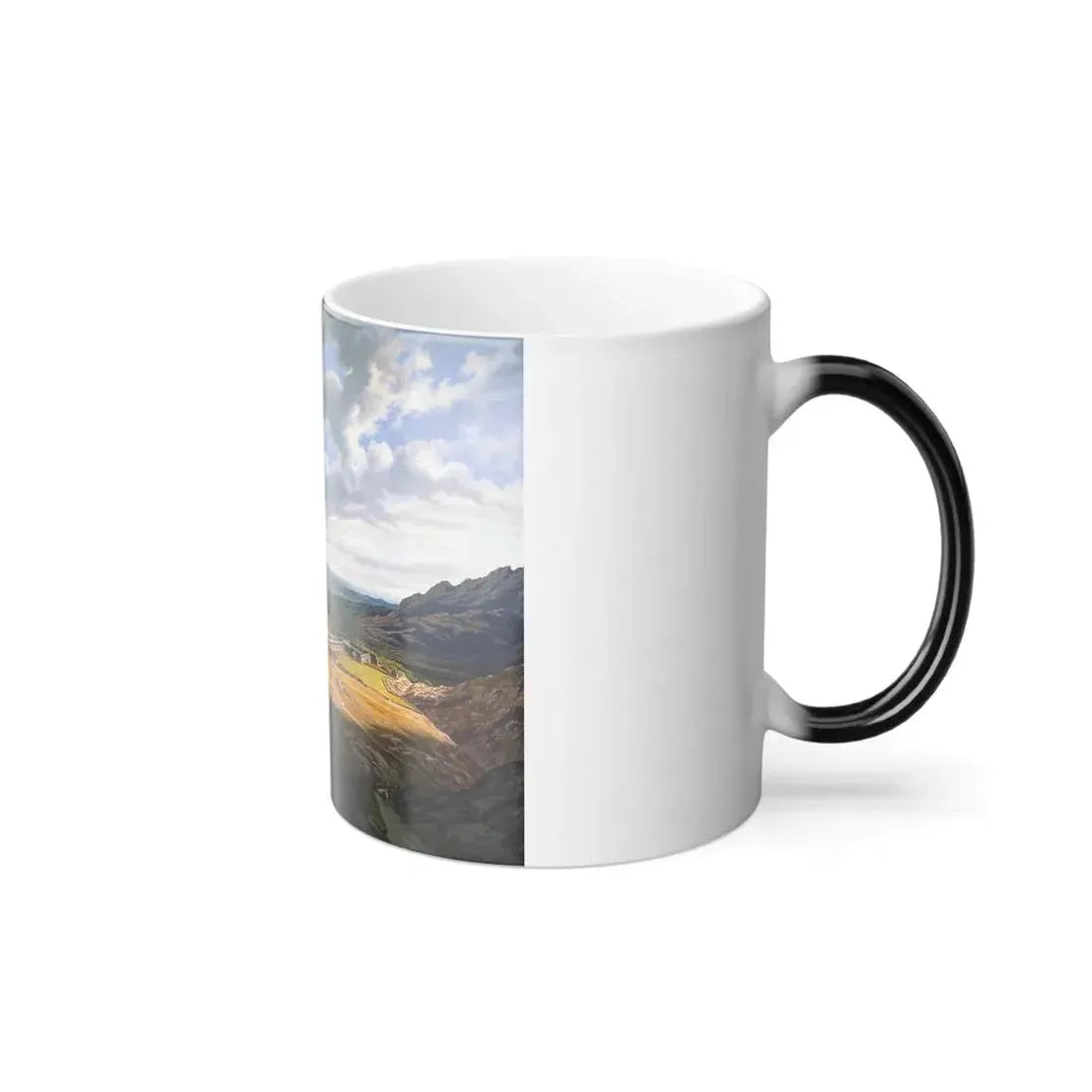 Hubert Sattler (1817-1904) Ansicht des Escorial (Spanien) - 1867 - Color Changing Mug 11oz - Go Mug Yourself