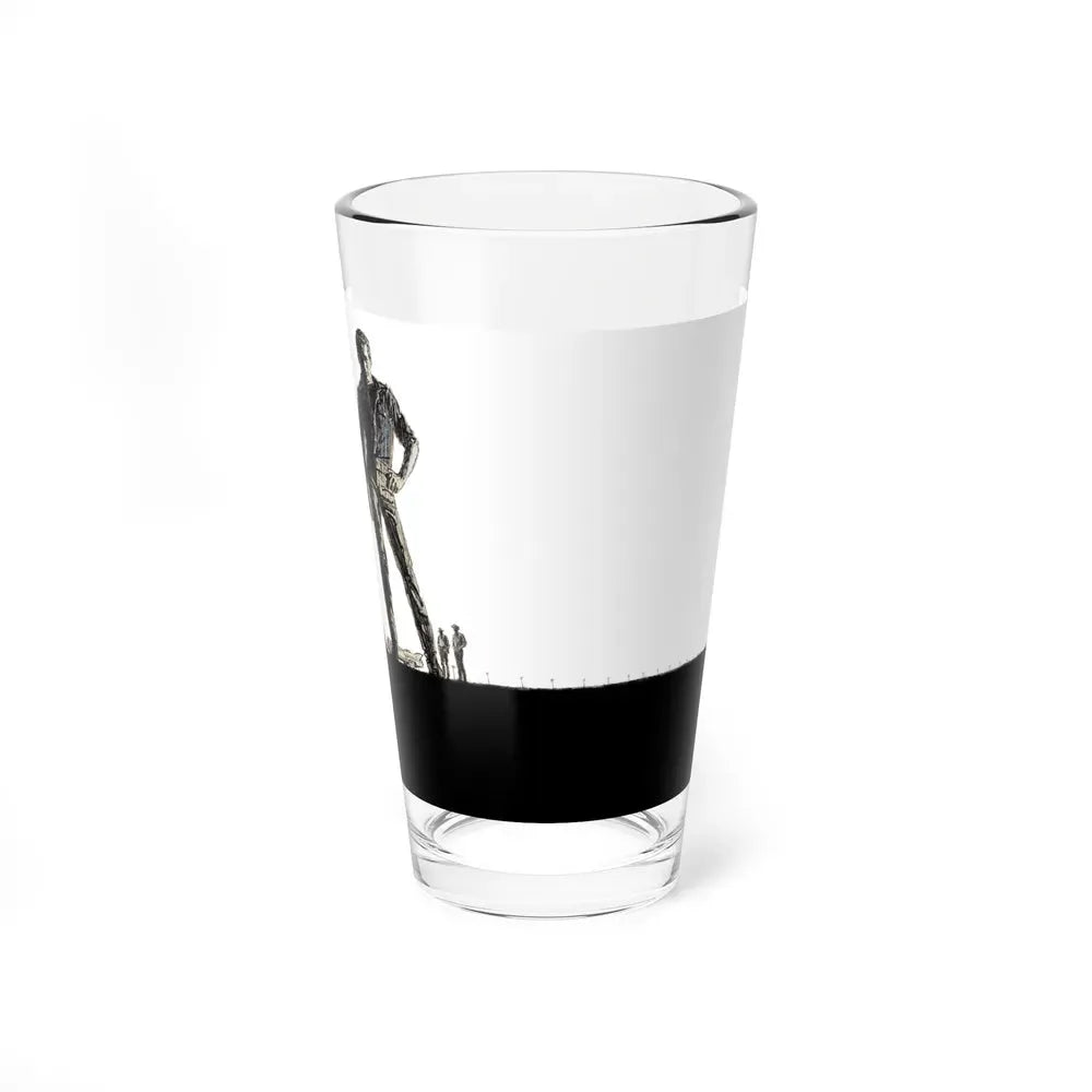 Hud, The Man with the Barbed Wire Soul, original movie poster artwork, 1963 - Pint Glass 16oz 16oz - Go Mug Yourself