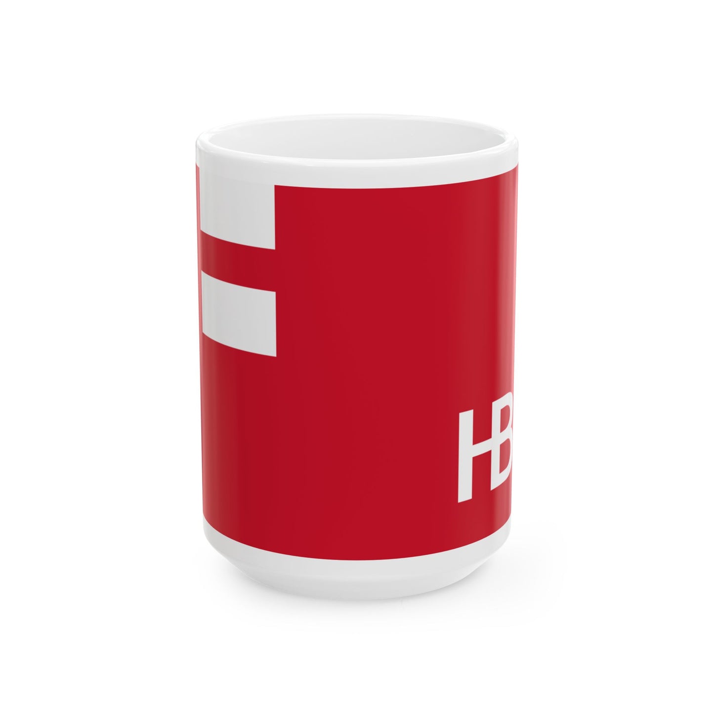 Hudsons Bay Company Flag 1682-1707 (Canada) White Coffee Mug-15oz-Go Mug Yourself