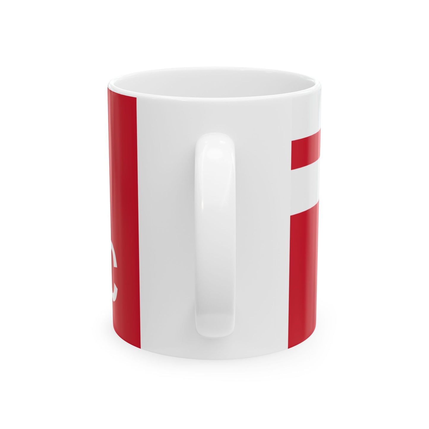 Hudsons Bay Company Flag 1682-1707 (Canada) White Coffee Mug-Go Mug Yourself