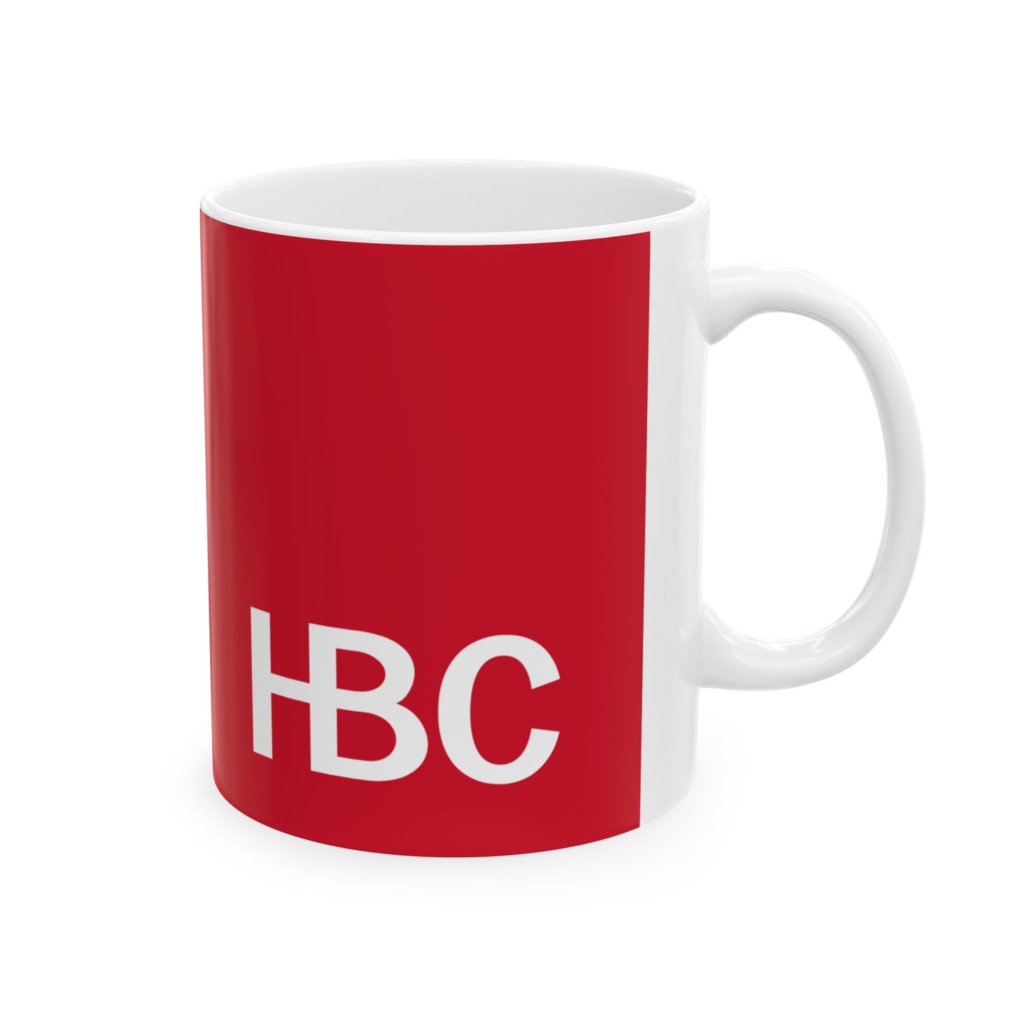 Hudsons Bay Company Flag 1682-1707 (Canada) White Coffee Mug-Go Mug Yourself