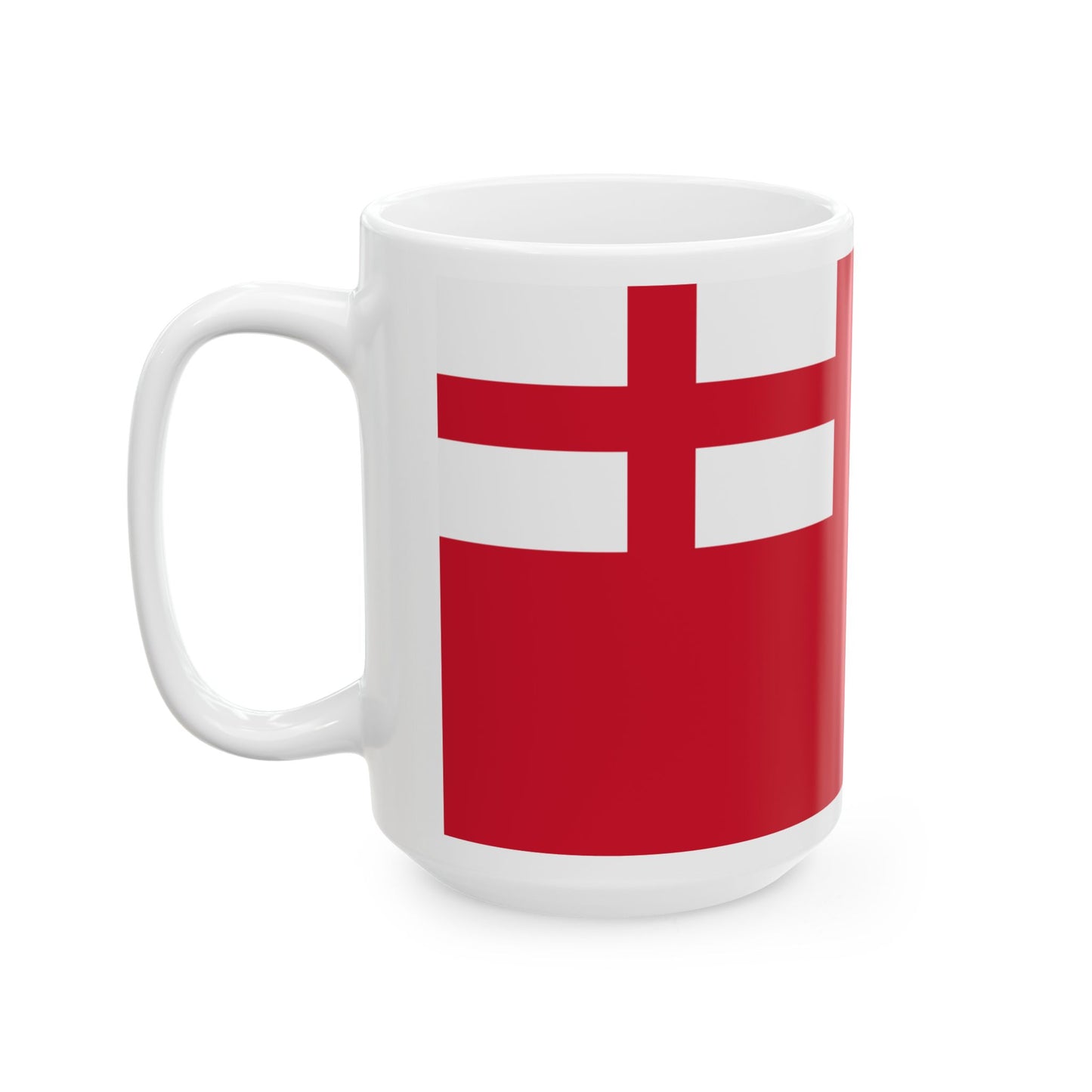 Hudsons Bay Company Flag 1682-1707 (Canada) White Coffee Mug-Go Mug Yourself