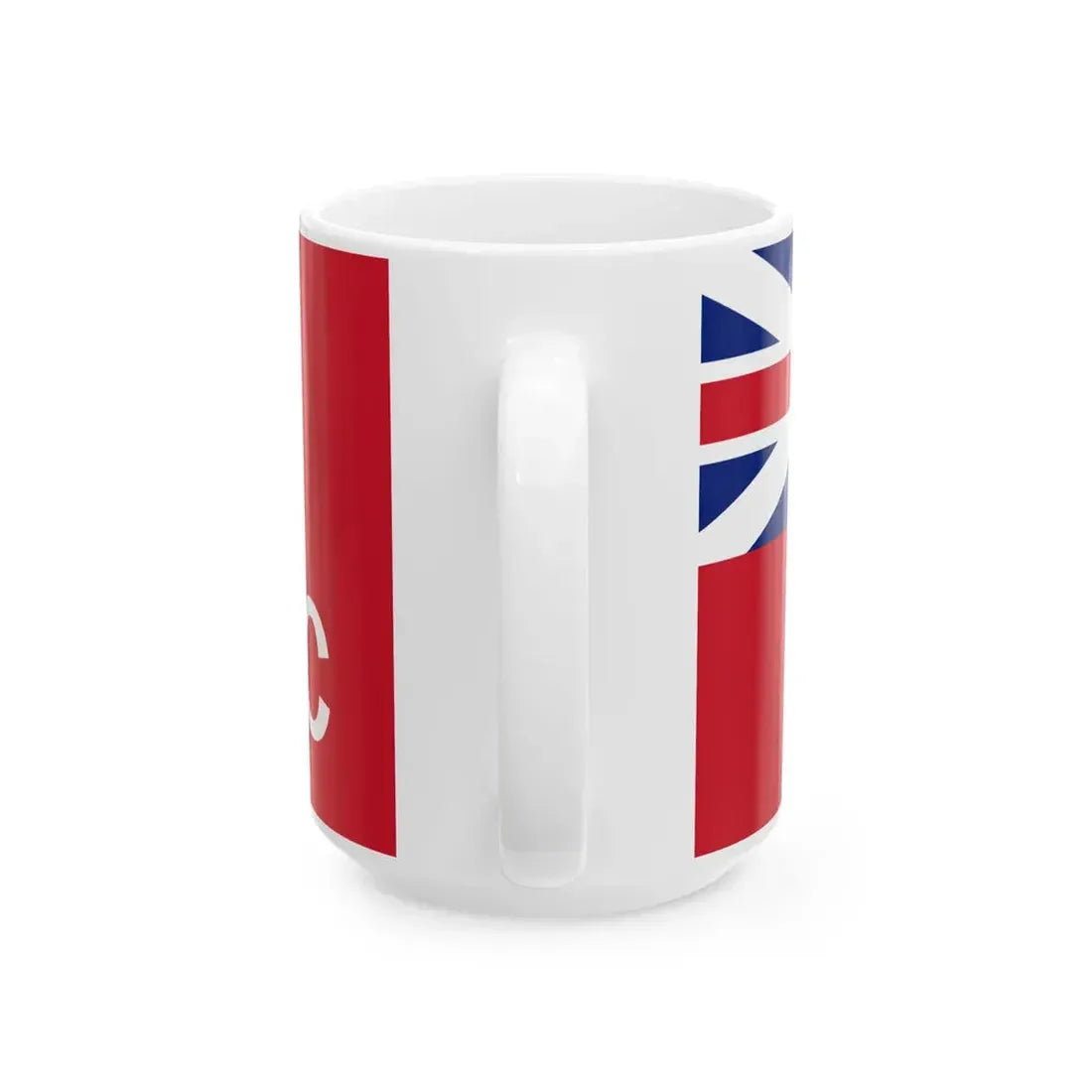 Hudsons Bay Company Flag 1707-1801 (Canada) White Coffee Mug - Go Mug Yourself