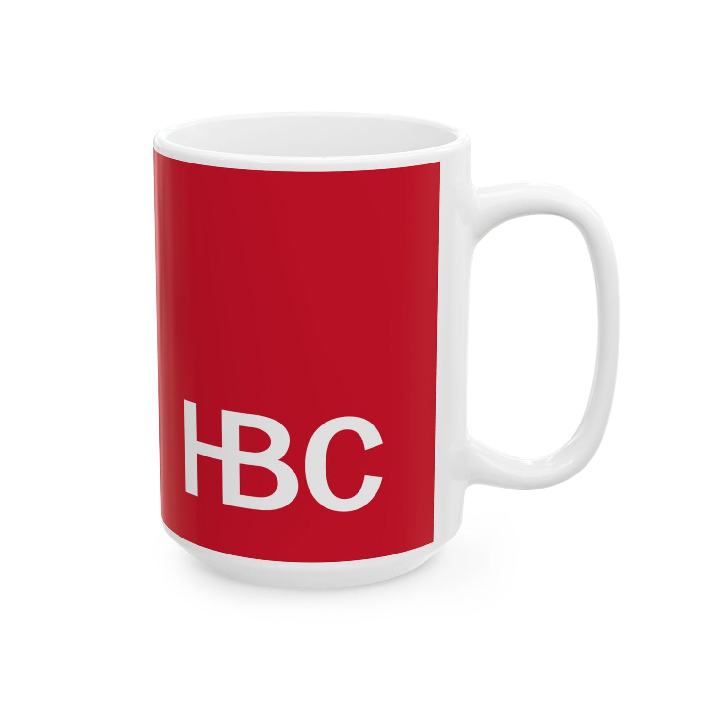 Hudsons Bay Company Flag 1707-1801 (Canada) White Coffee Mug-Go Mug Yourself