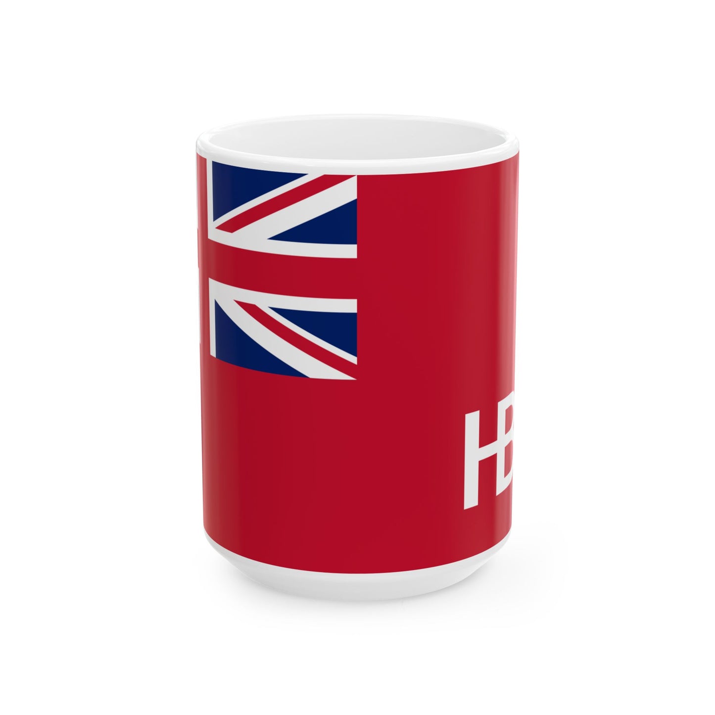 Hudsons Bay Company Flag (Canada) White Coffee Mug-15oz-Go Mug Yourself