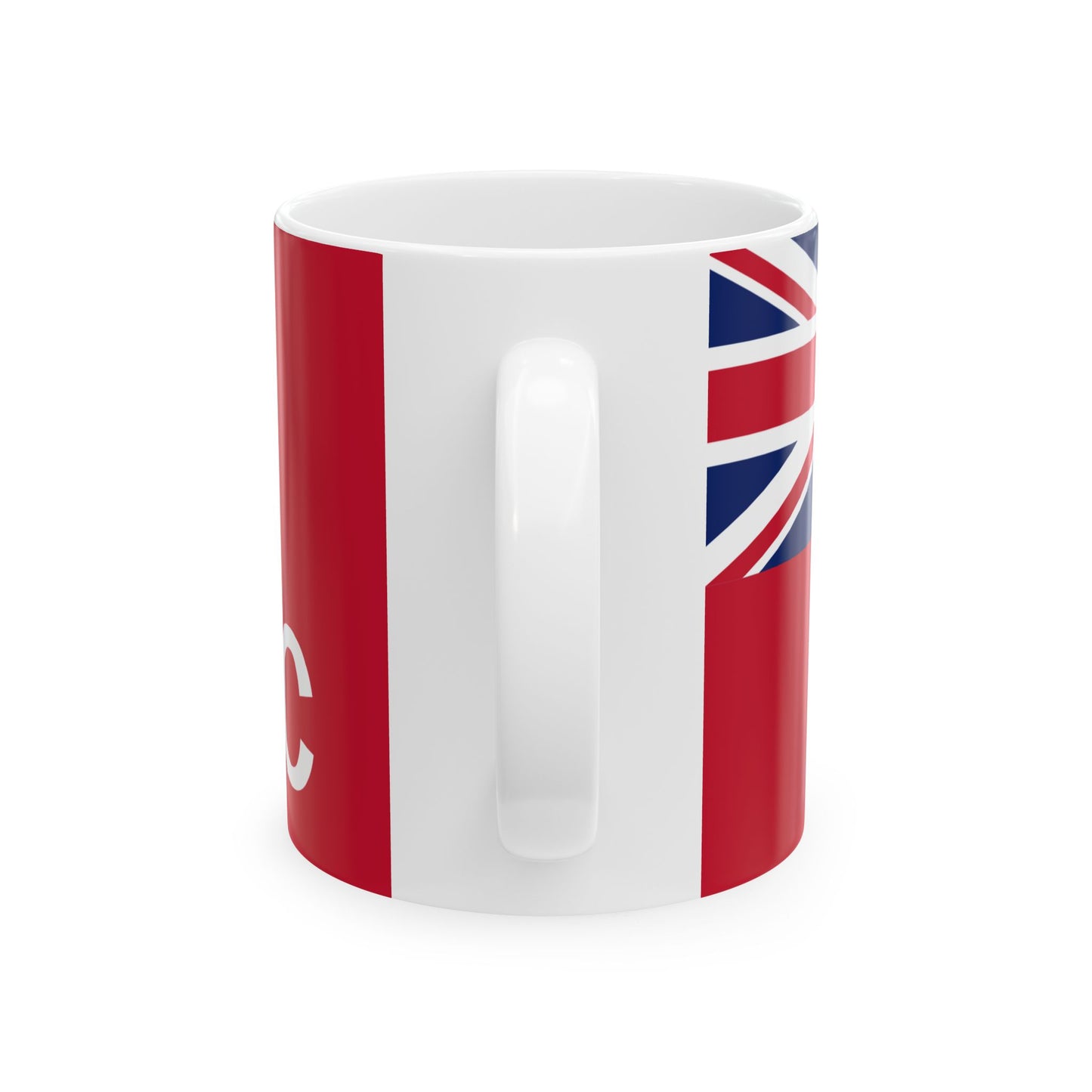 Hudsons Bay Company Flag (Canada) White Coffee Mug-Go Mug Yourself