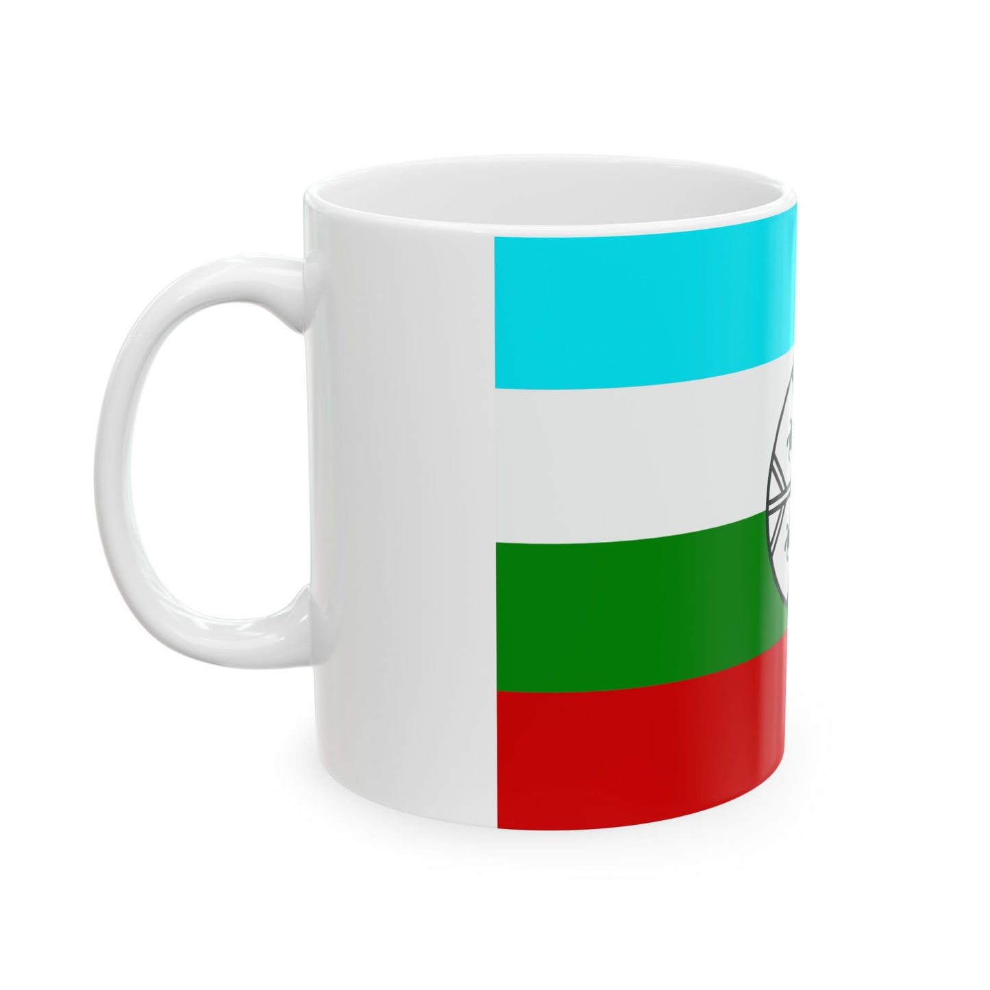 Huenteche flag (Chile) White Coffee Mug-Go Mug Yourself