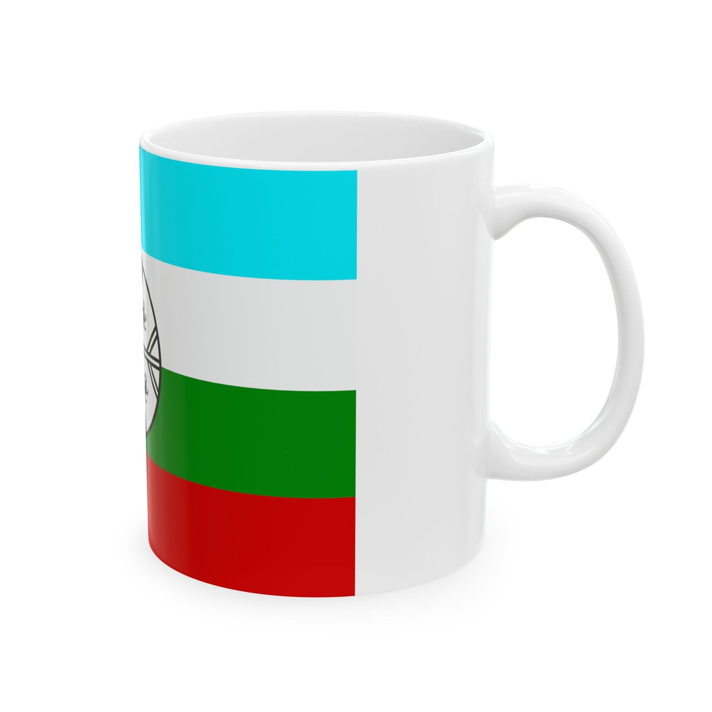 Huenteche flag (Chile) White Coffee Mug-Go Mug Yourself