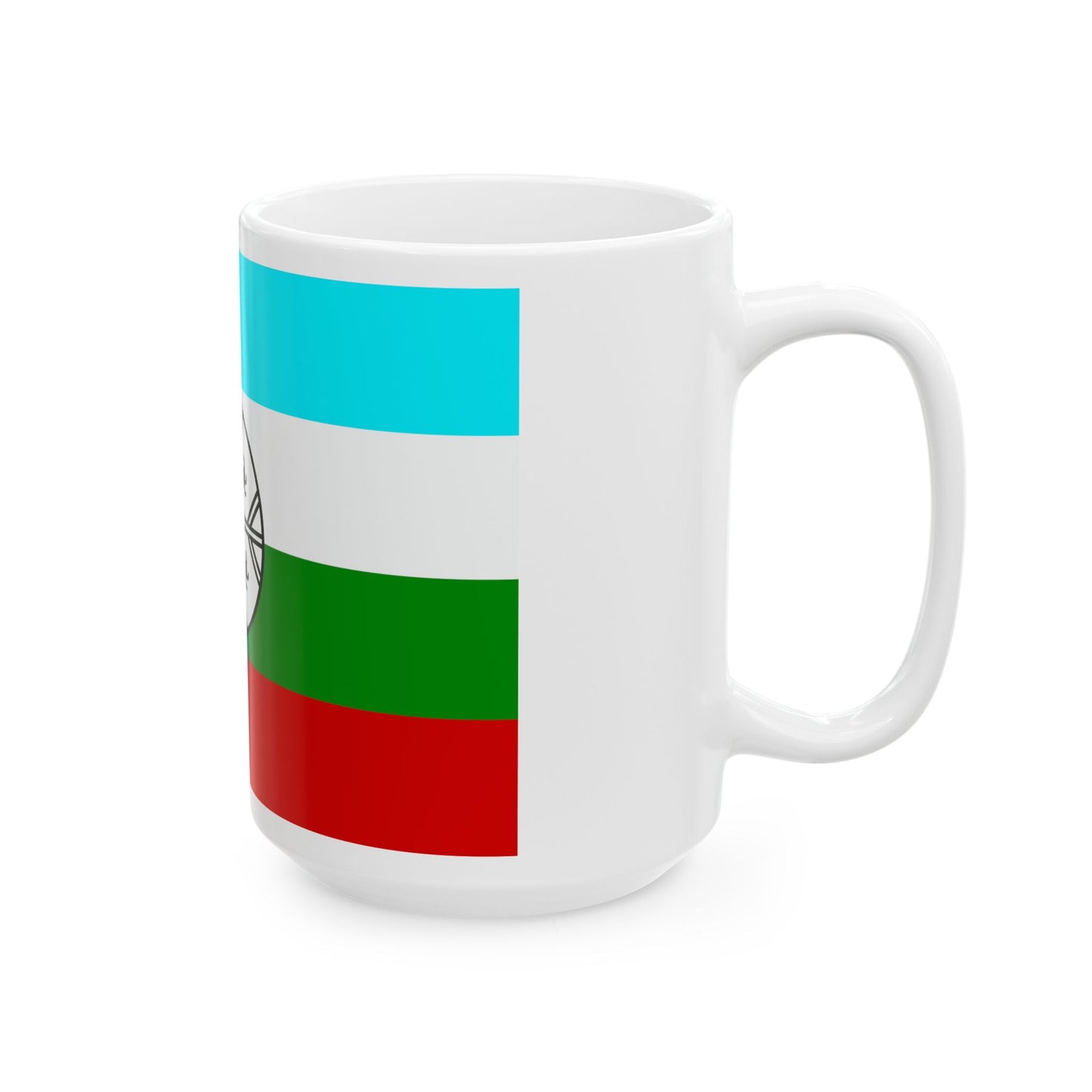 Huenteche flag (Chile) White Coffee Mug-Go Mug Yourself