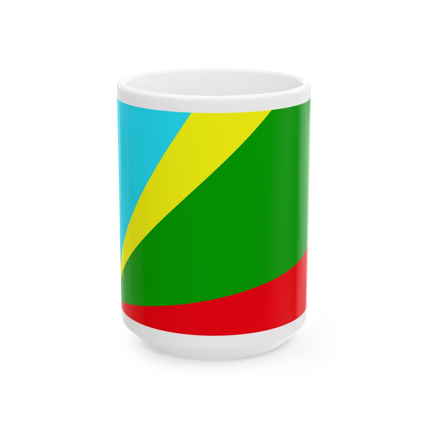 Huilliche flag (Chile) White Coffee Mug-15oz-Go Mug Yourself