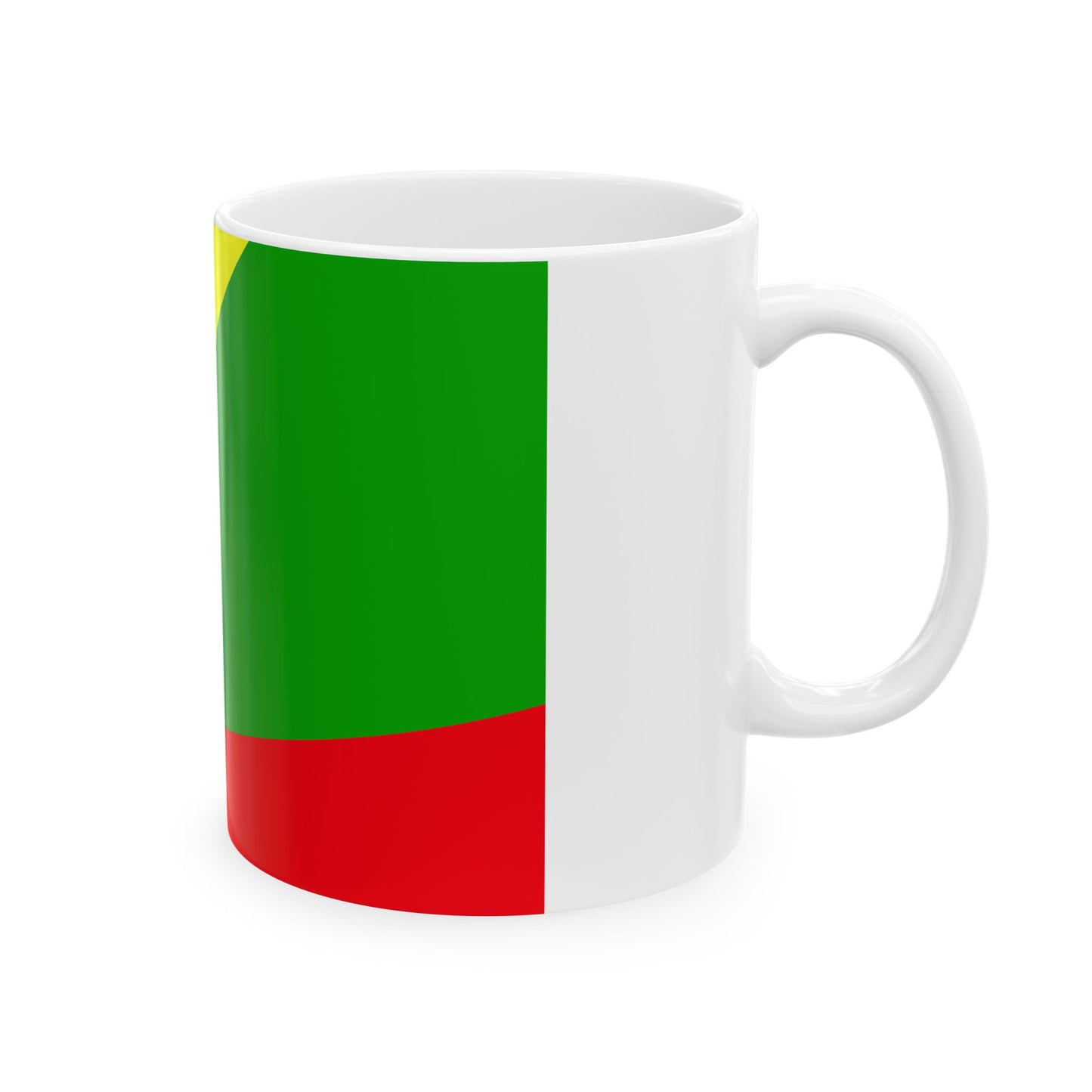 Huilliche flag (Chile) White Coffee Mug-Go Mug Yourself