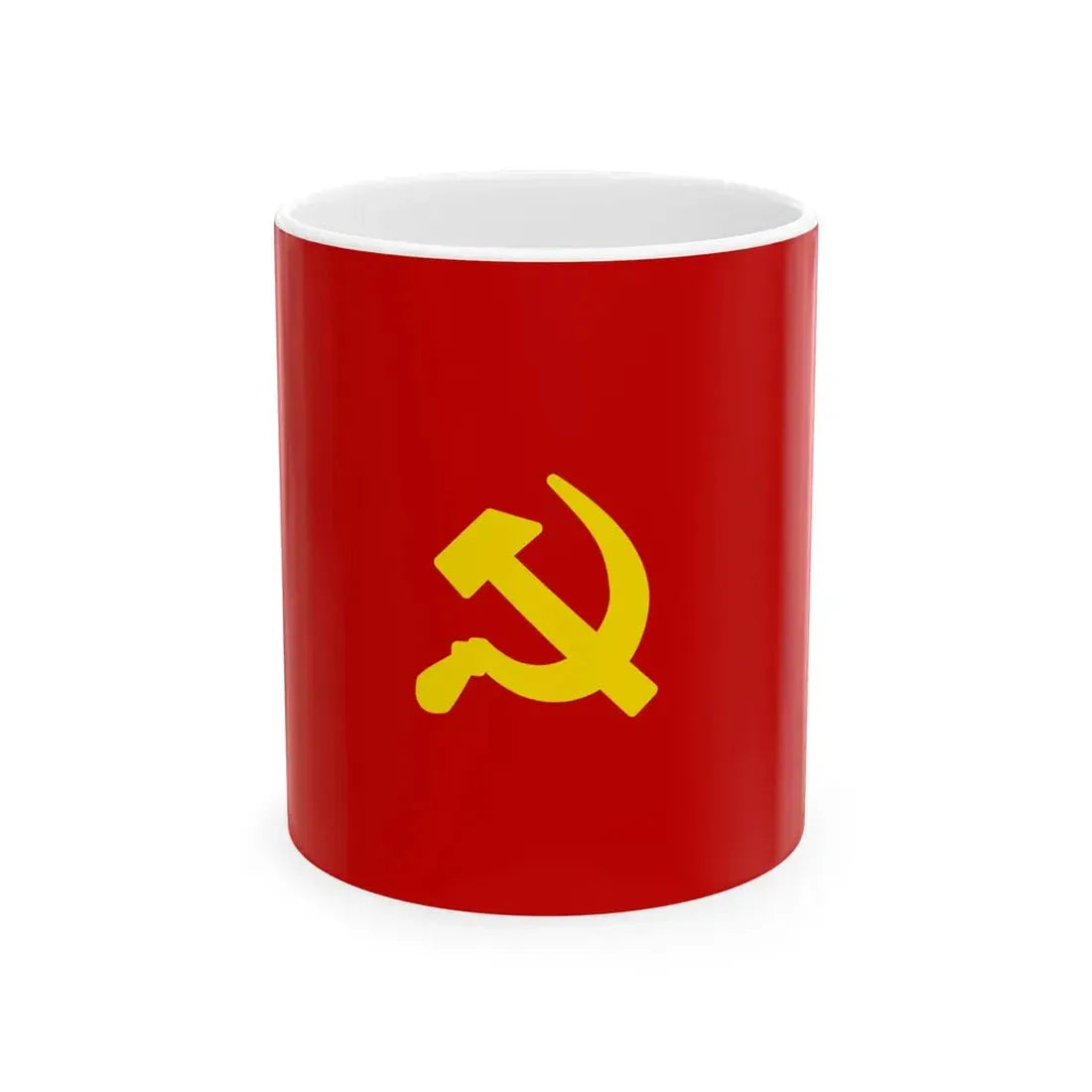 Hukbalahap flag (Philippines) White Coffee Mug 11oz - Go Mug Yourself