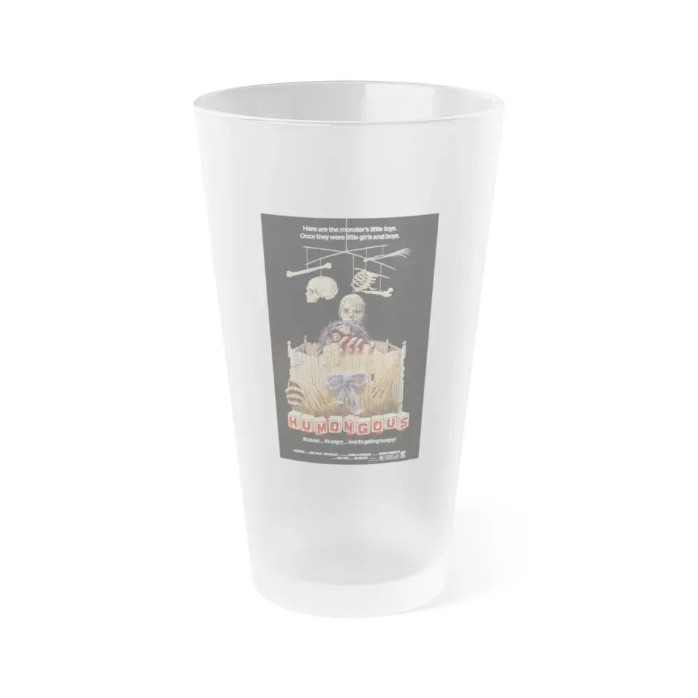 HUMONGOUS 1982 Movie Poster - Frosted Pint Glass 16oz 16oz Frosted - Go Mug Yourself
