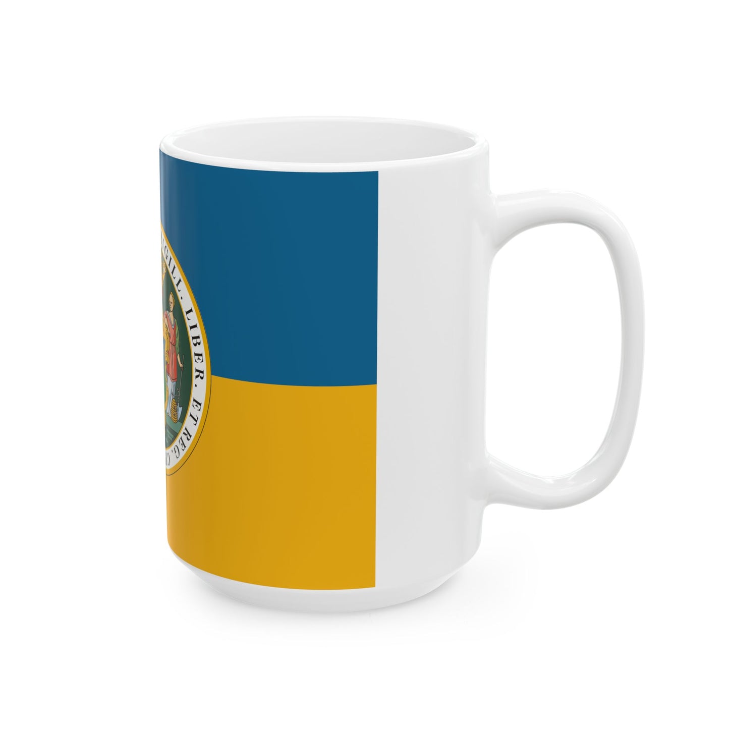HUN Pecs flag (Hungary) White Coffee Mug-Go Mug Yourself