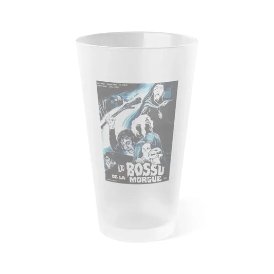 HUNCHBACK OF THE MORGUE (FRENCH) 1973 Movie Poster - Frosted Pint Glass 16oz 16oz Frosted - Go Mug Yourself