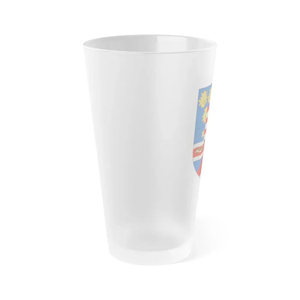 Hungary Country History Mid (1867) - Frosted Pint Glass 16oz - Go Mug Yourself