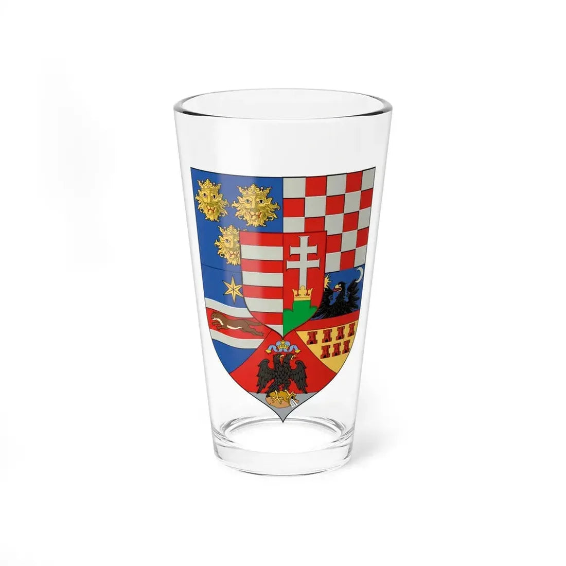 Hungary Country History Mid (1867) - Pint Glass 16oz 16oz - Go Mug Yourself