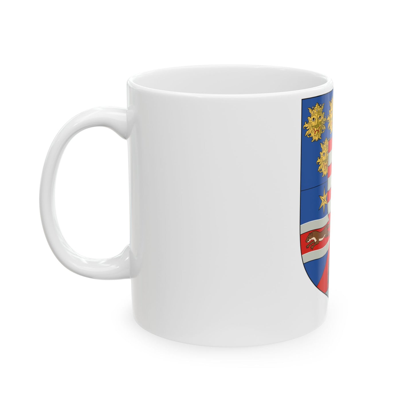 Hungary Country History Mid (1867) - White Coffee Mug-Go Mug Yourself