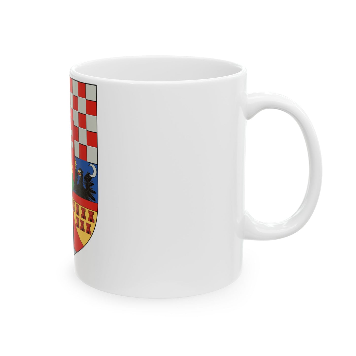 Hungary Country History Mid (1867) - White Coffee Mug-Go Mug Yourself