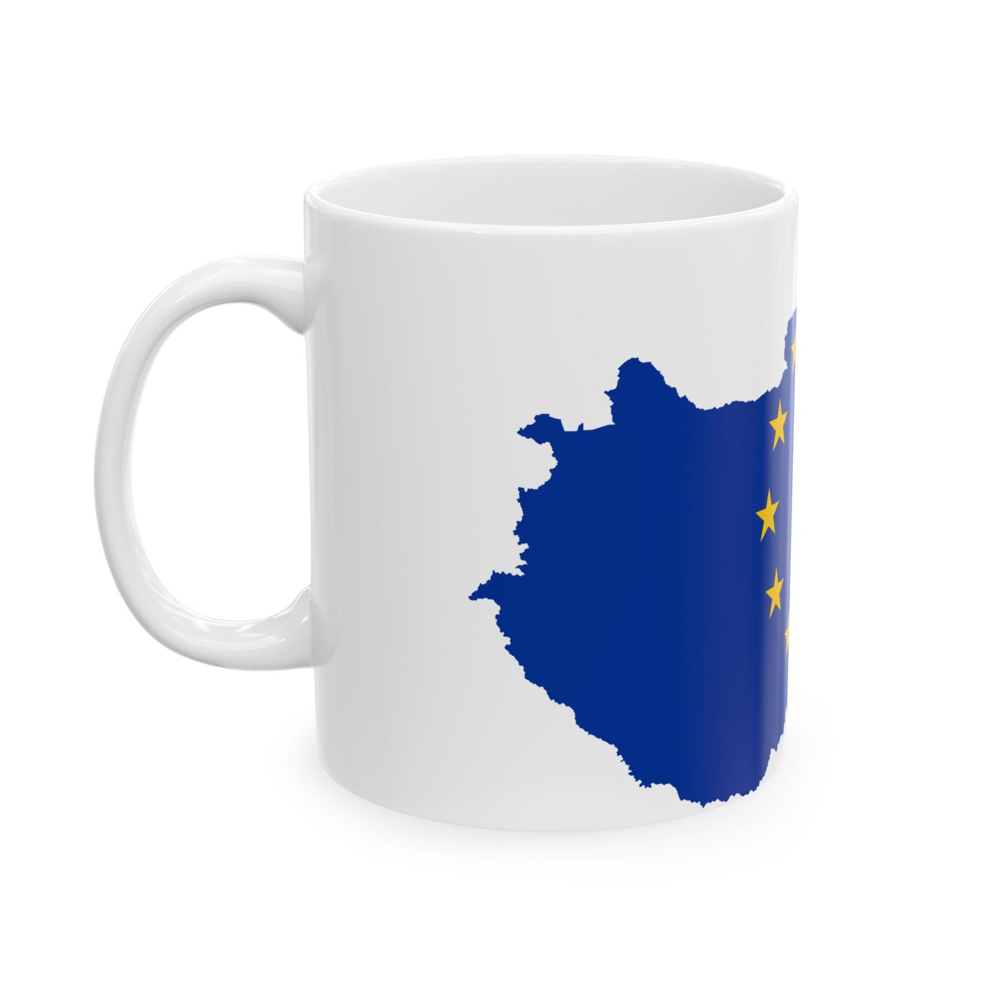 Hungary EU (Hungary) White Coffee Mug-Go Mug Yourself