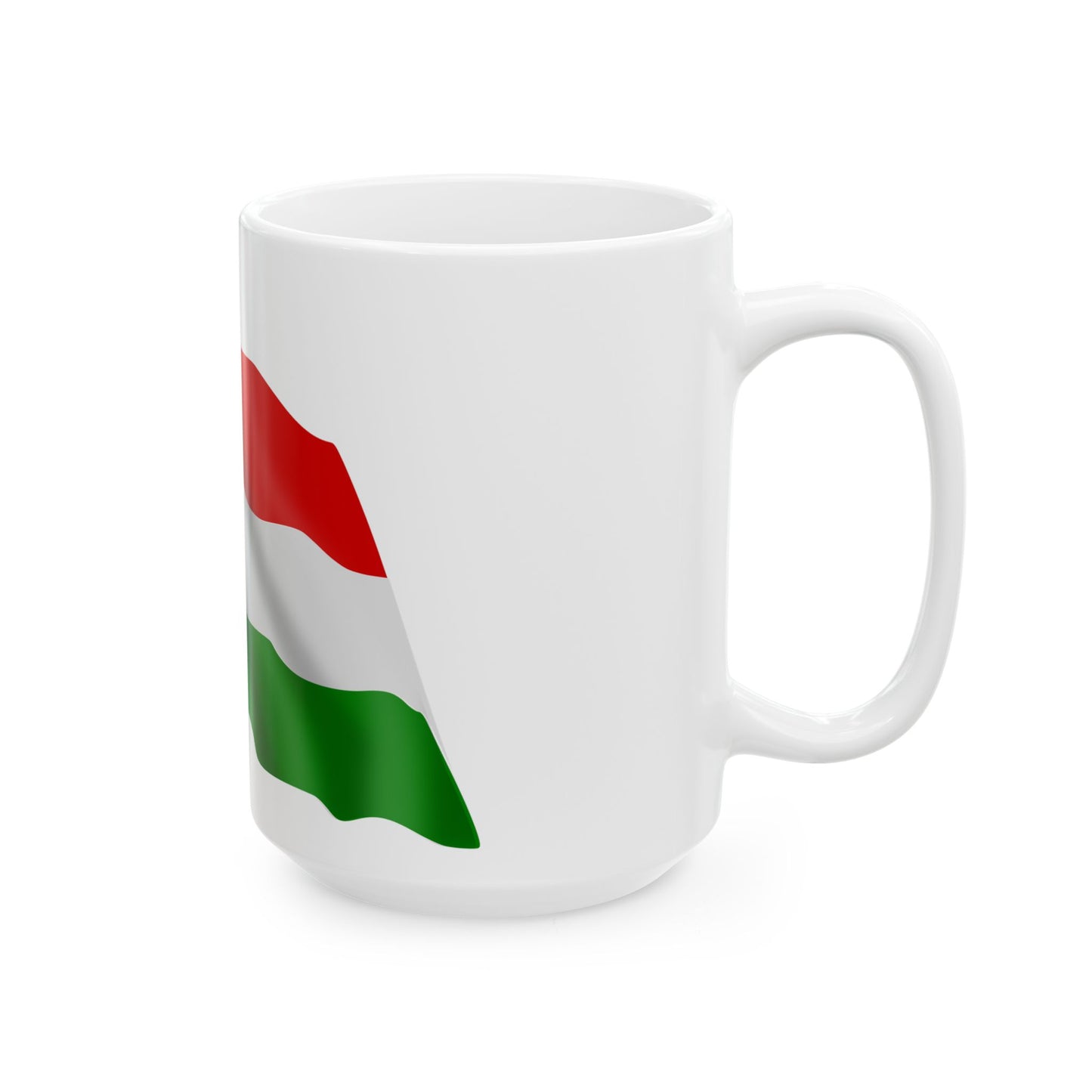 Hungary-flag (Hungary) White Coffee Mug-Go Mug Yourself