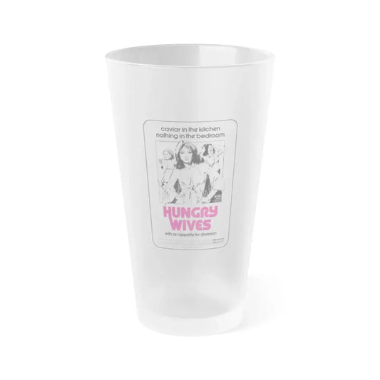 HUNGRY WIVES (SEASON OF THE WITCH) 1973 Movie Poster - Frosted Pint Glass 16oz 16oz Frosted - Go Mug Yourself