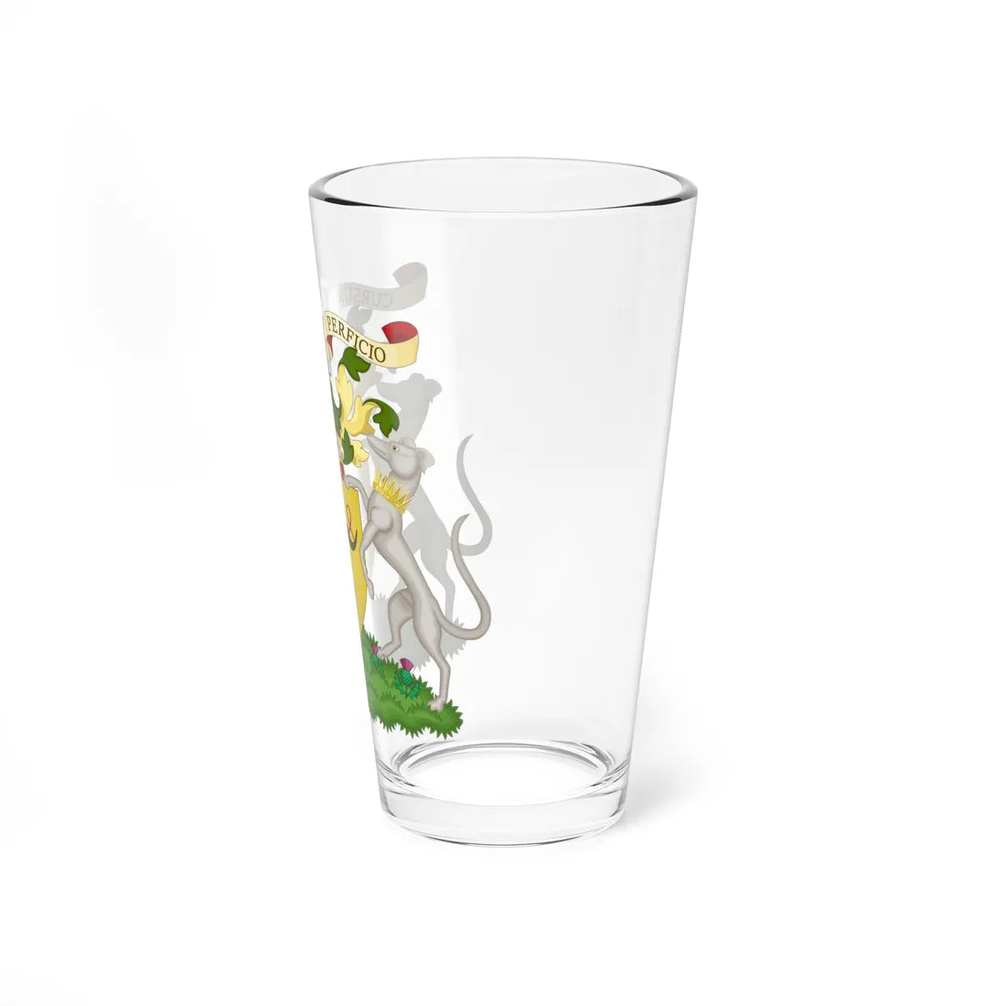 Hunter of Hunterston coat of arms (Scotland) (Coat of Arms) Pint Glass 16oz - Go Mug Yourself